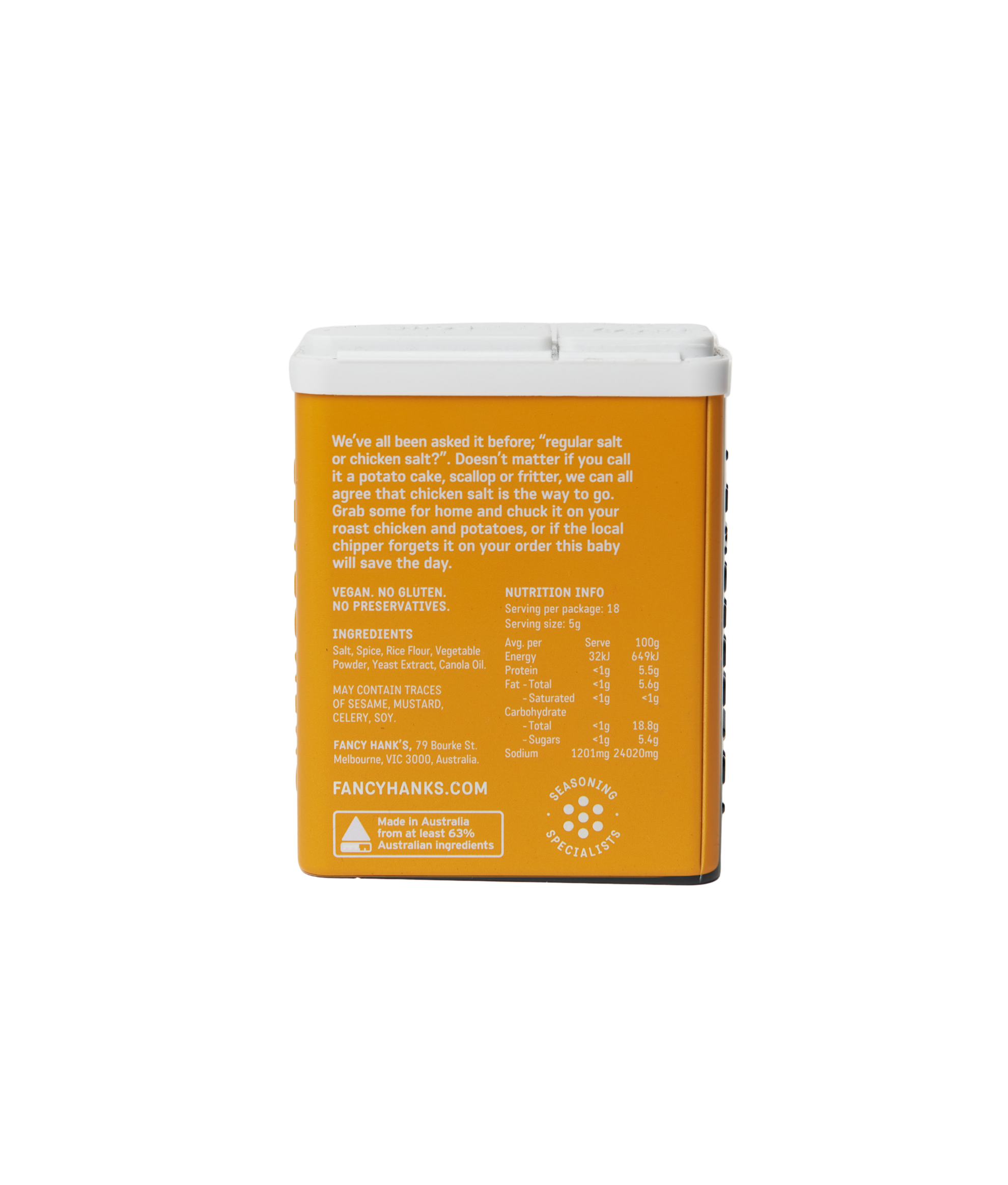 Fancy Hank's Chicken Salt 90g