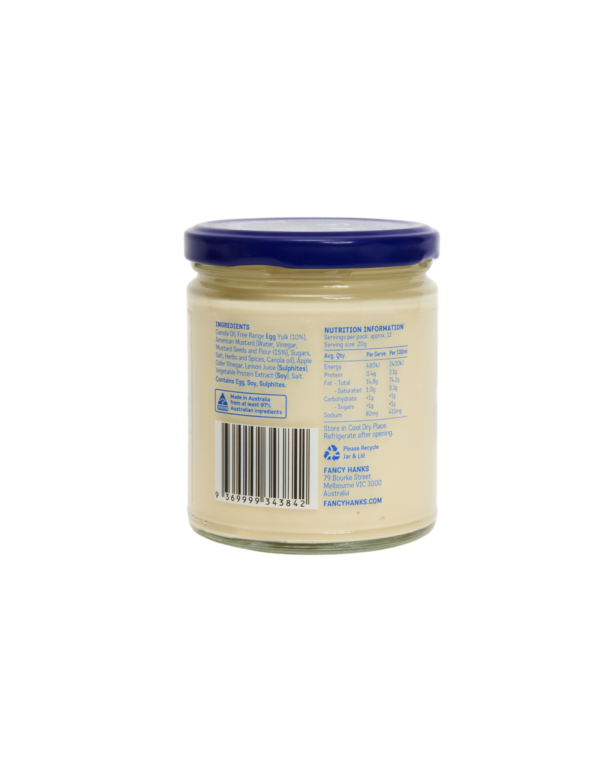 Fancy Hank's Original Mayonnaise 230g