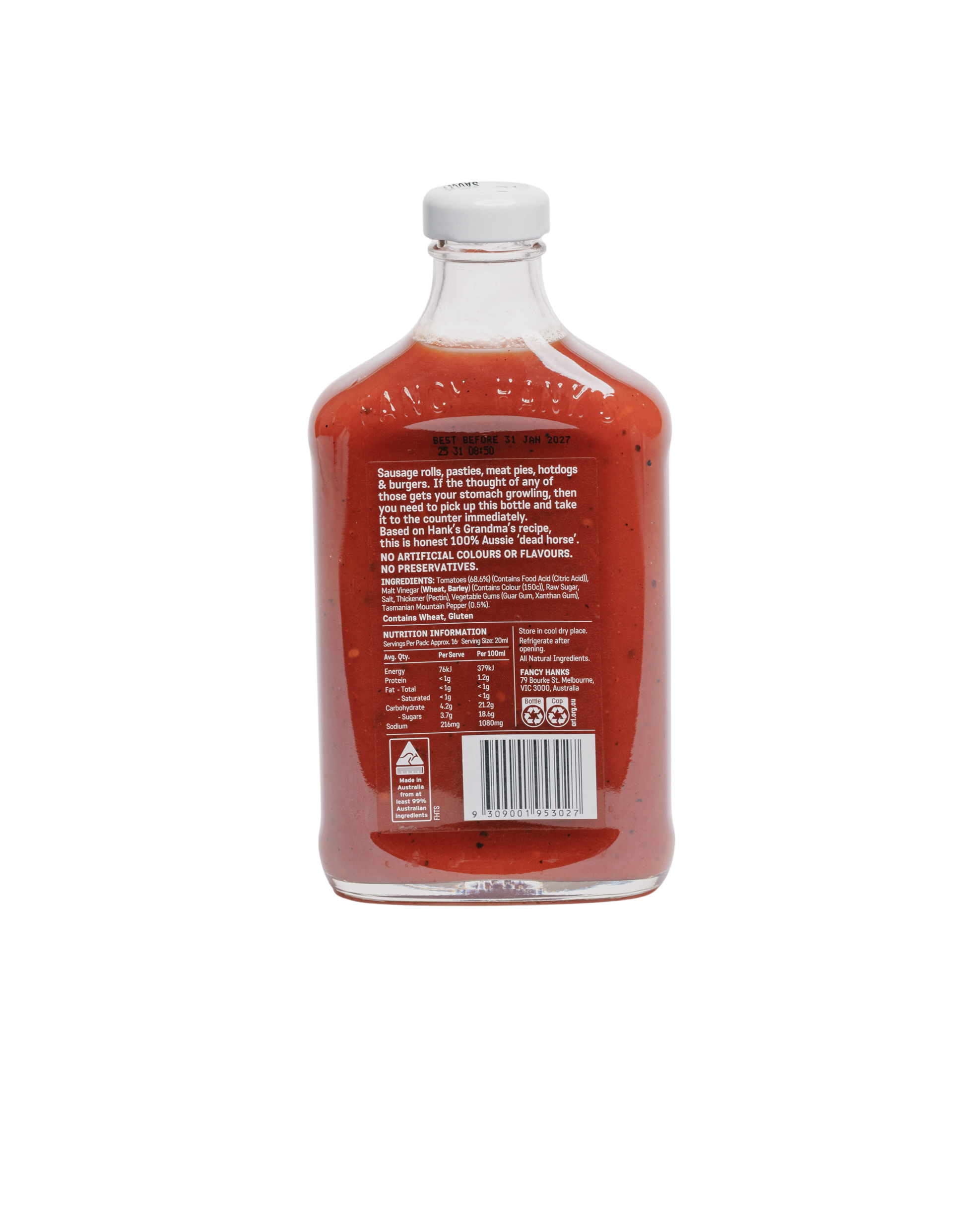 Fancy Hank's Tomato Sauce 330ml