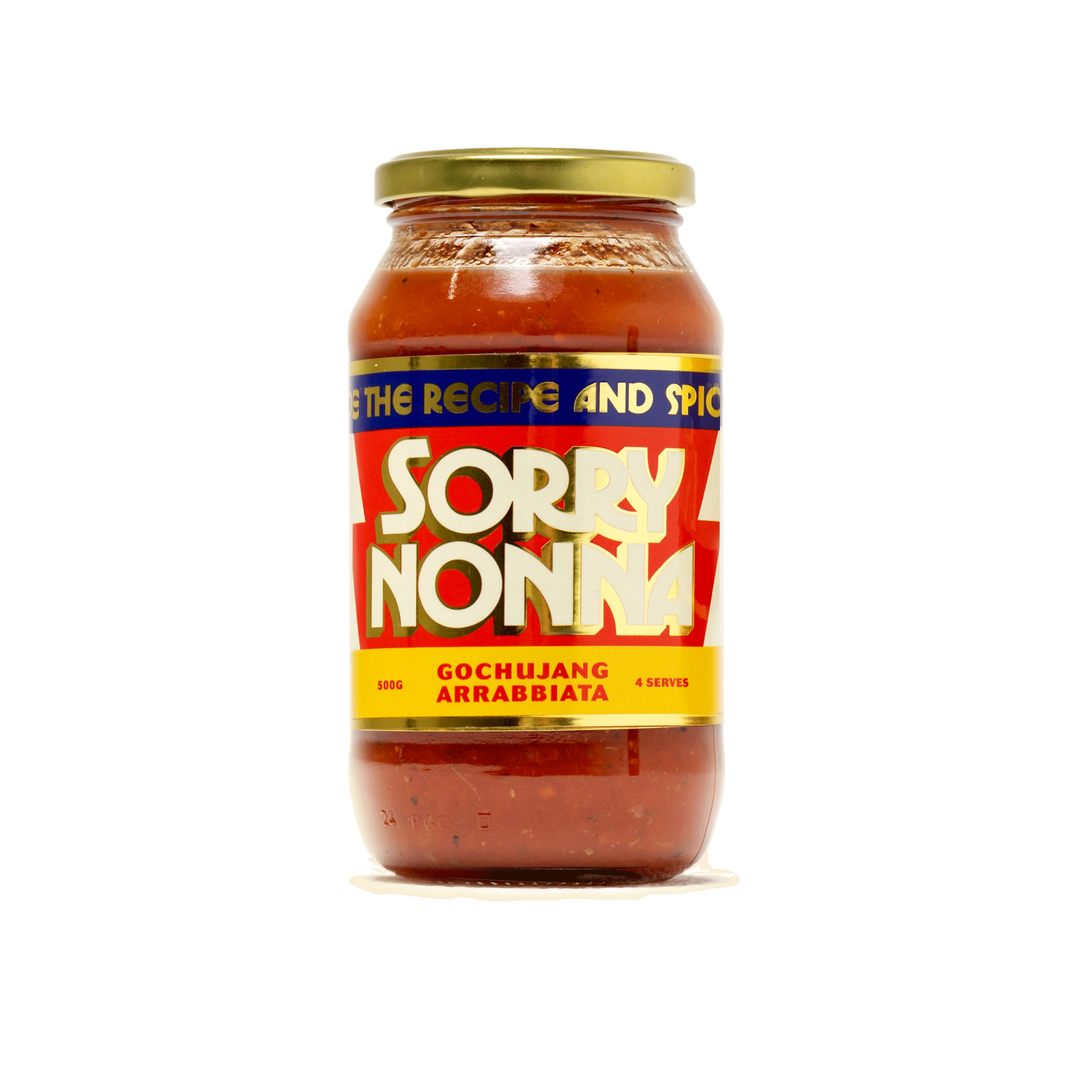 Sorry Nonna Gochujang Arrabbiata 500g