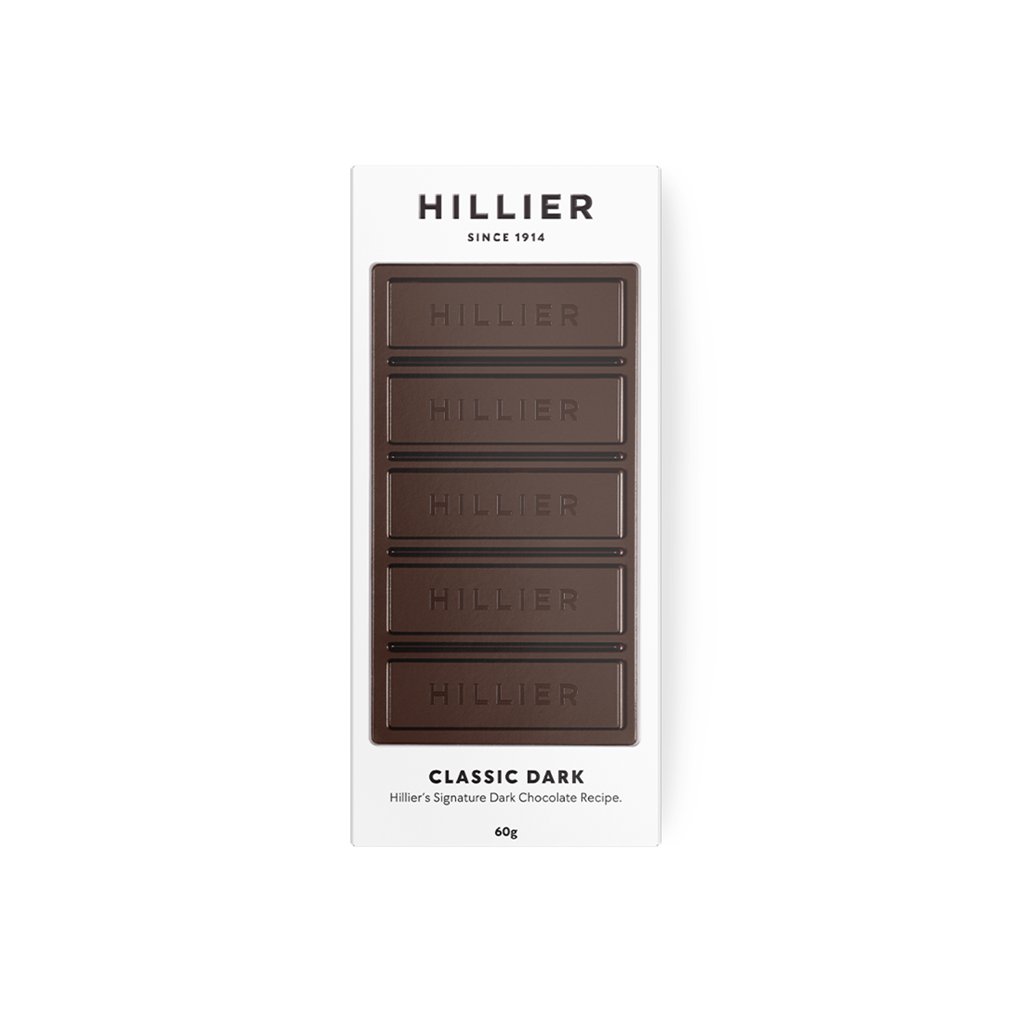 Ernest Hillier Classic Dark Chocolate Bar 60g