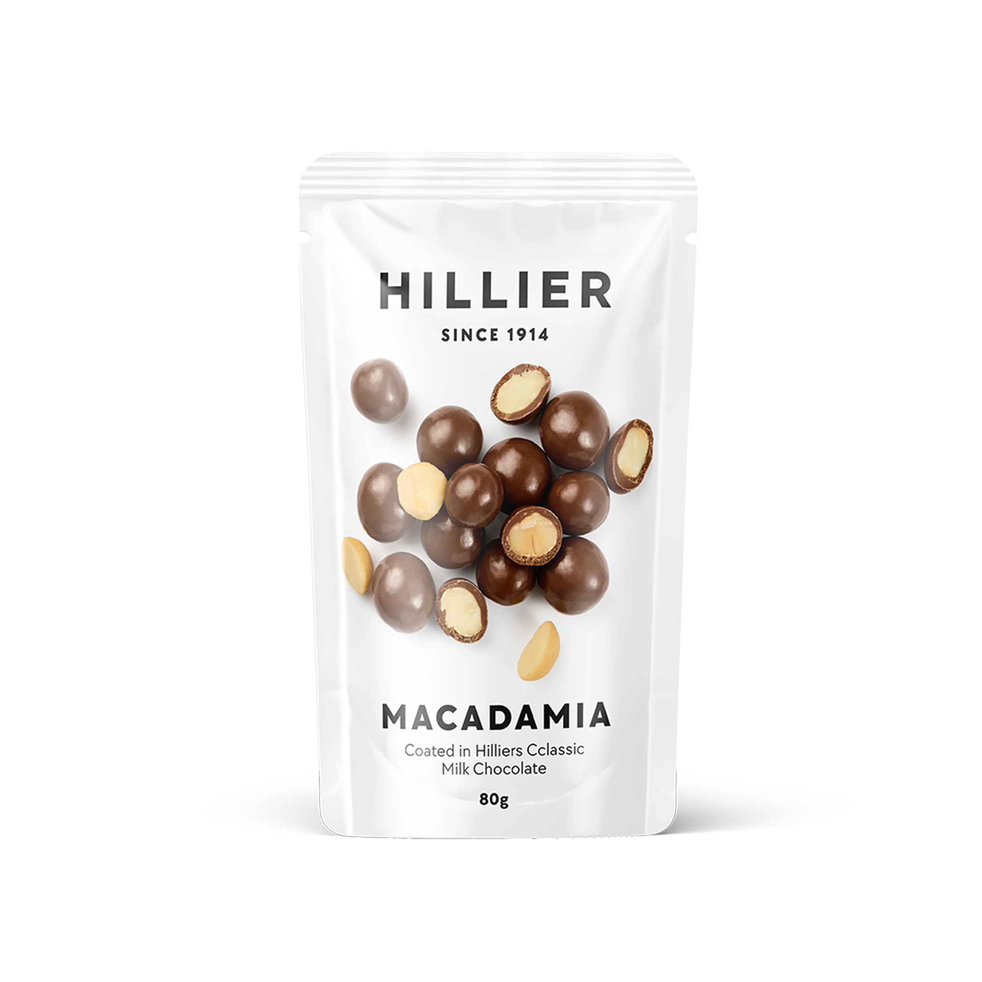 Ernest Hillier Milk Chocolate Macadamias 80g