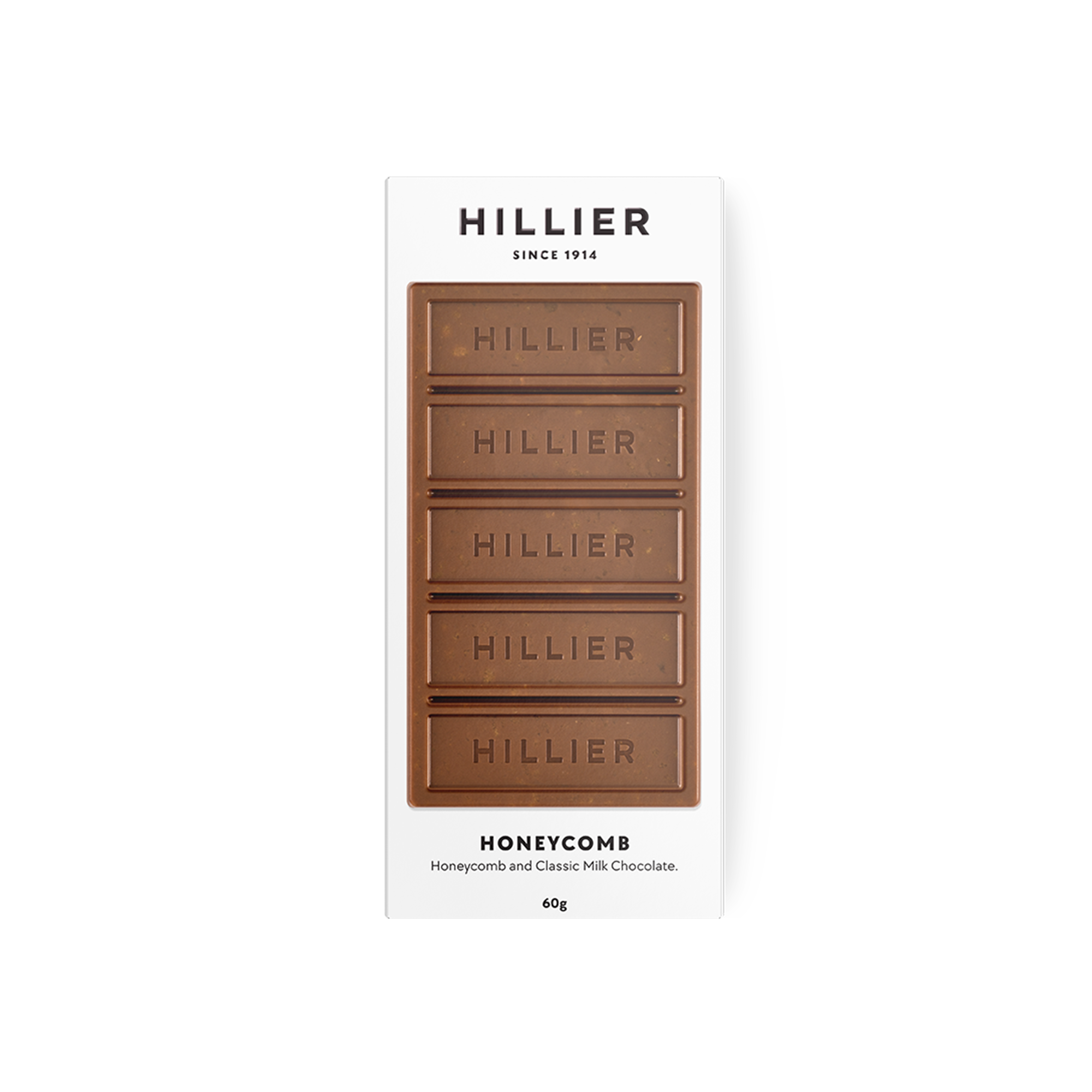 Ernest Hillier Honeycomb & Milk Chocolate Bar 60g