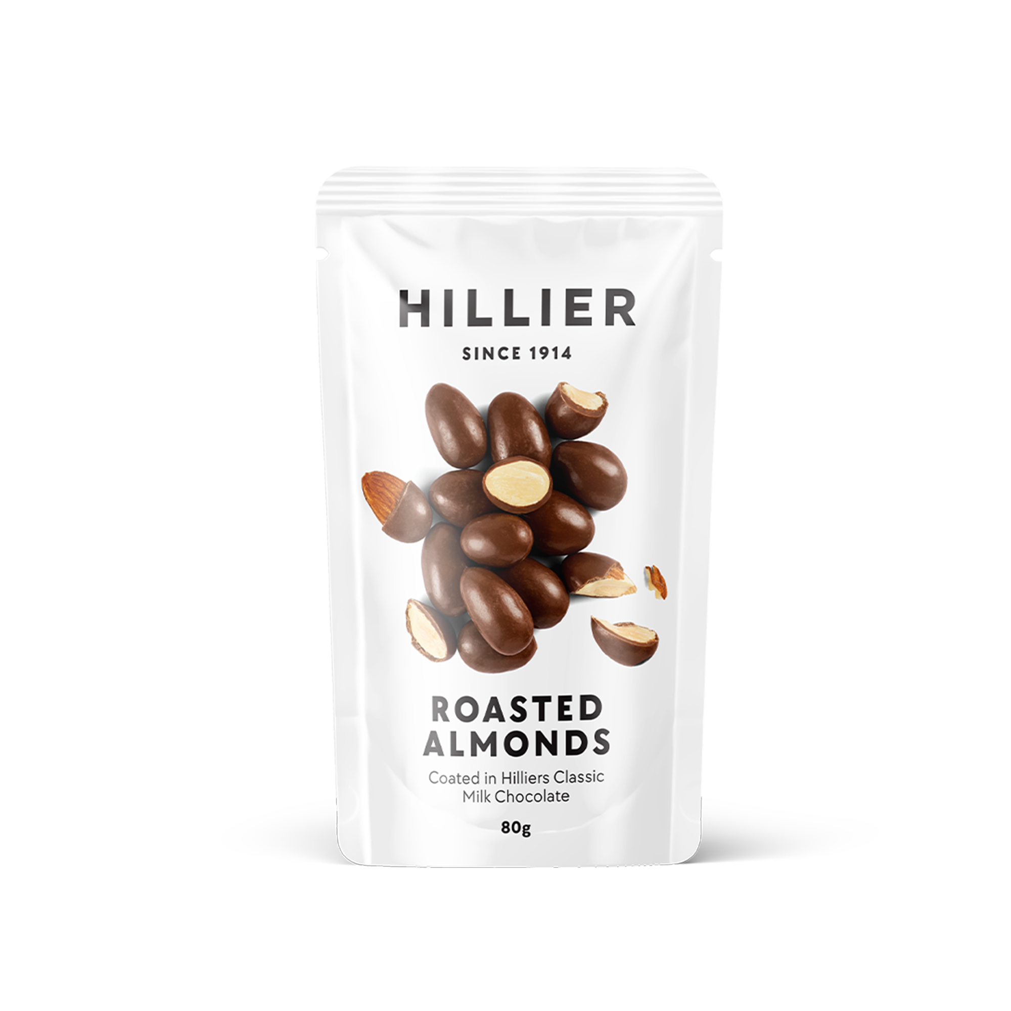 Ernest Hillier Milk Chocolate Roasted Almonds 80g