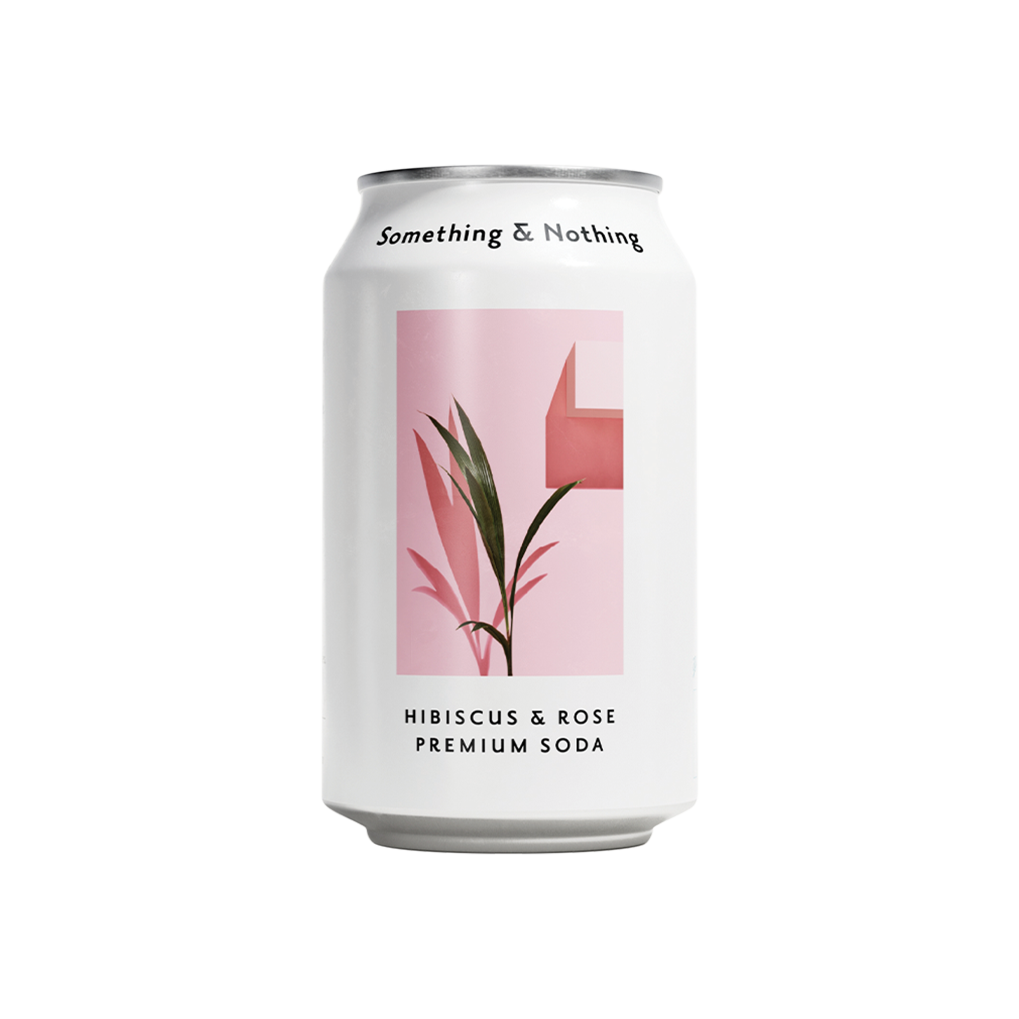 Something & Nothing Hibiscus & Rose Premium Soda 330ml (Pack of 12)
