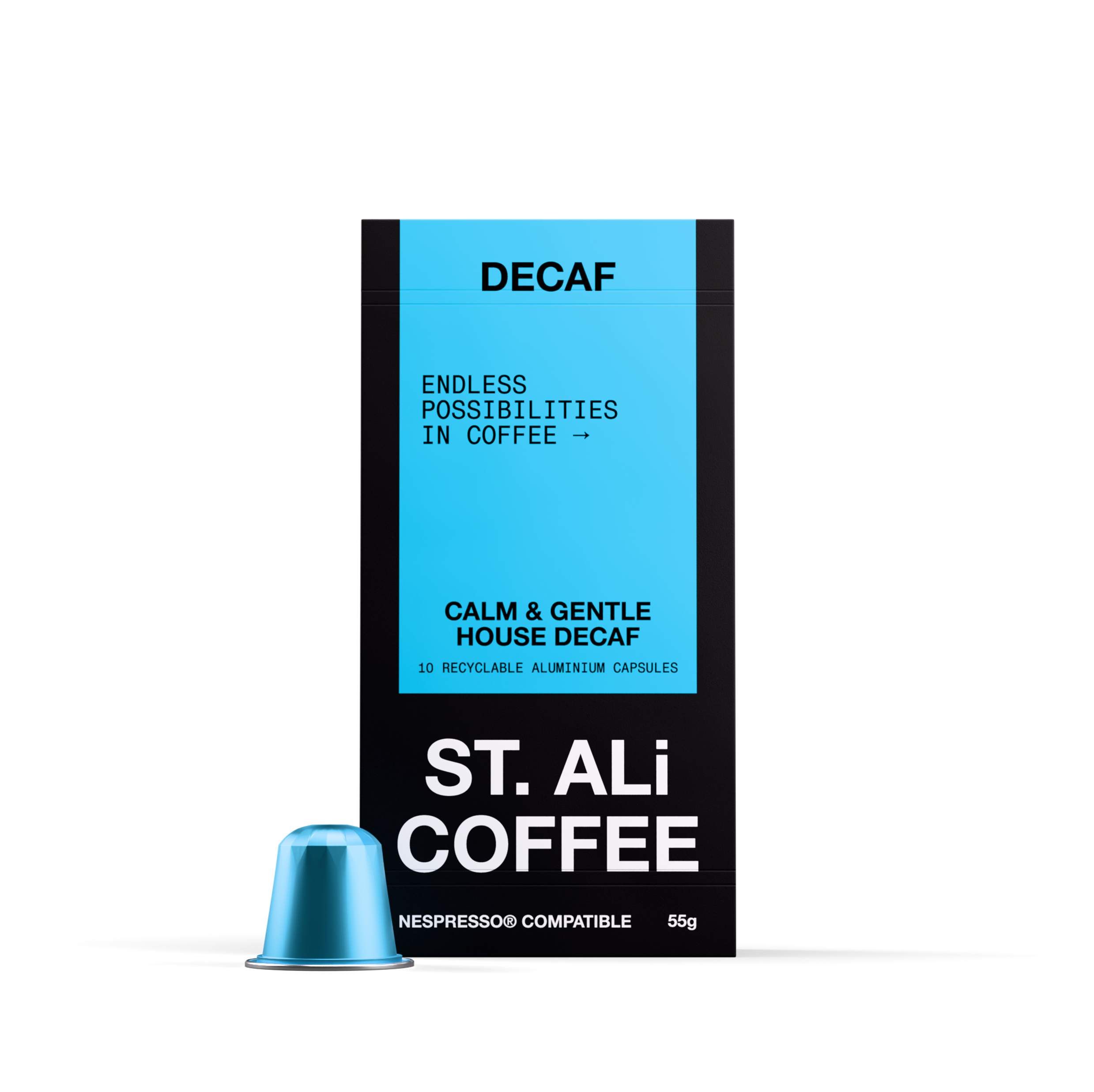 ST. ALi Coffee Capsules Decaf 55g