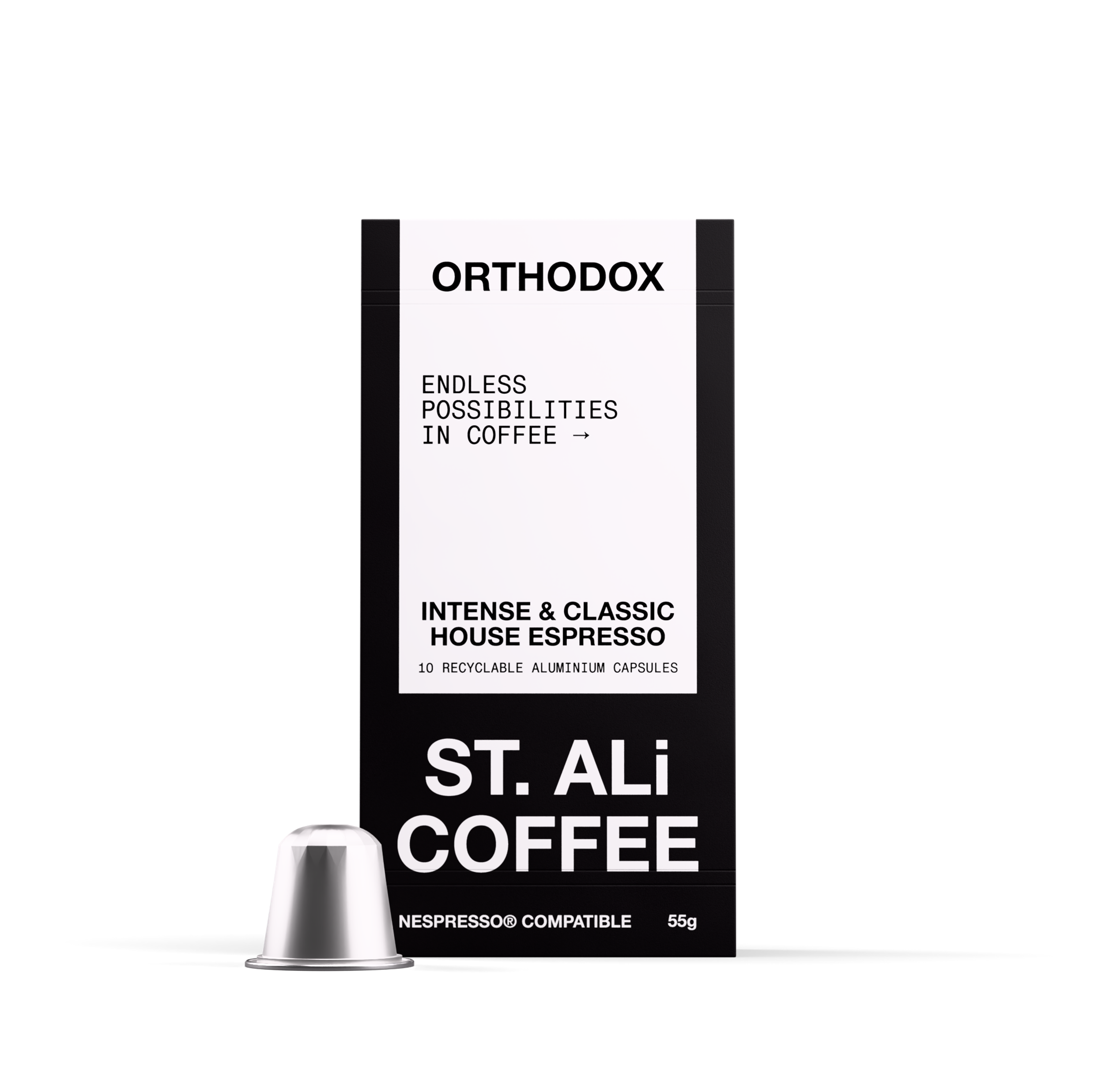 ST. ALi Coffee Capsules Orthodox 55g