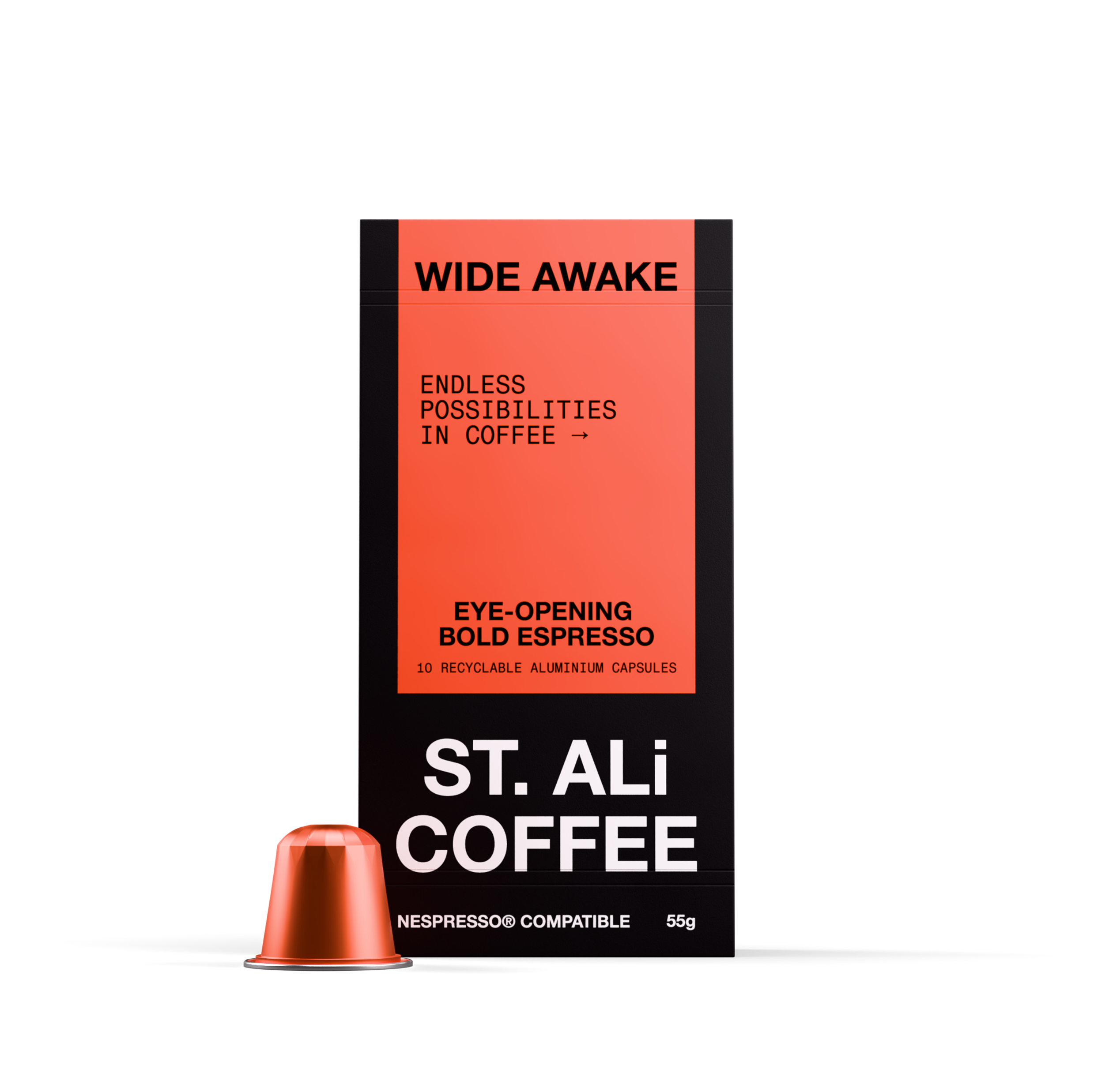 ST. ALi Coffee Capsules Wide Awake 55g