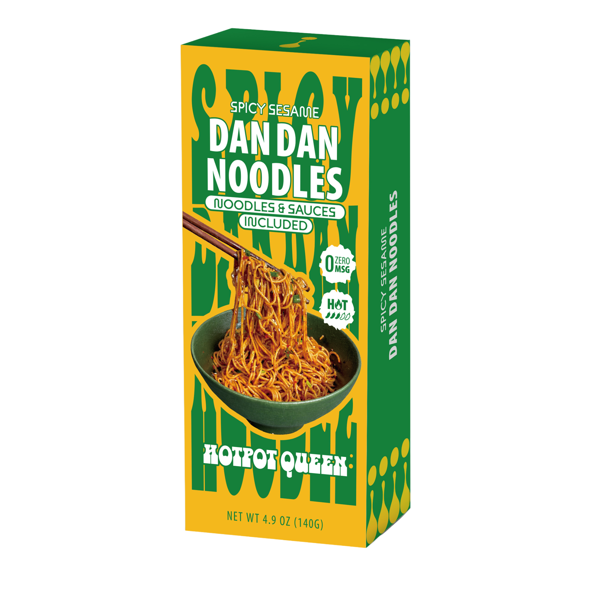 Hotpot Queen Spicy Sesame Dan Dan Noodles 1pk 146g