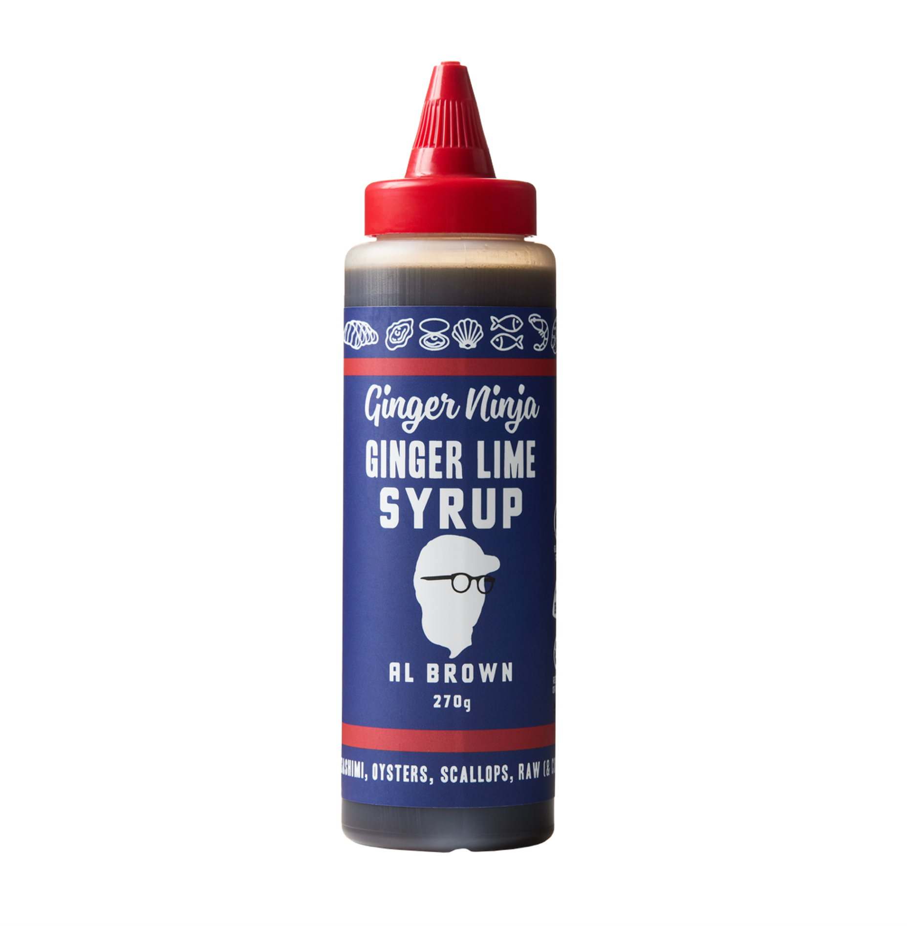 Al Brown Ginger Ninja Ginger Lime Syrup 270g