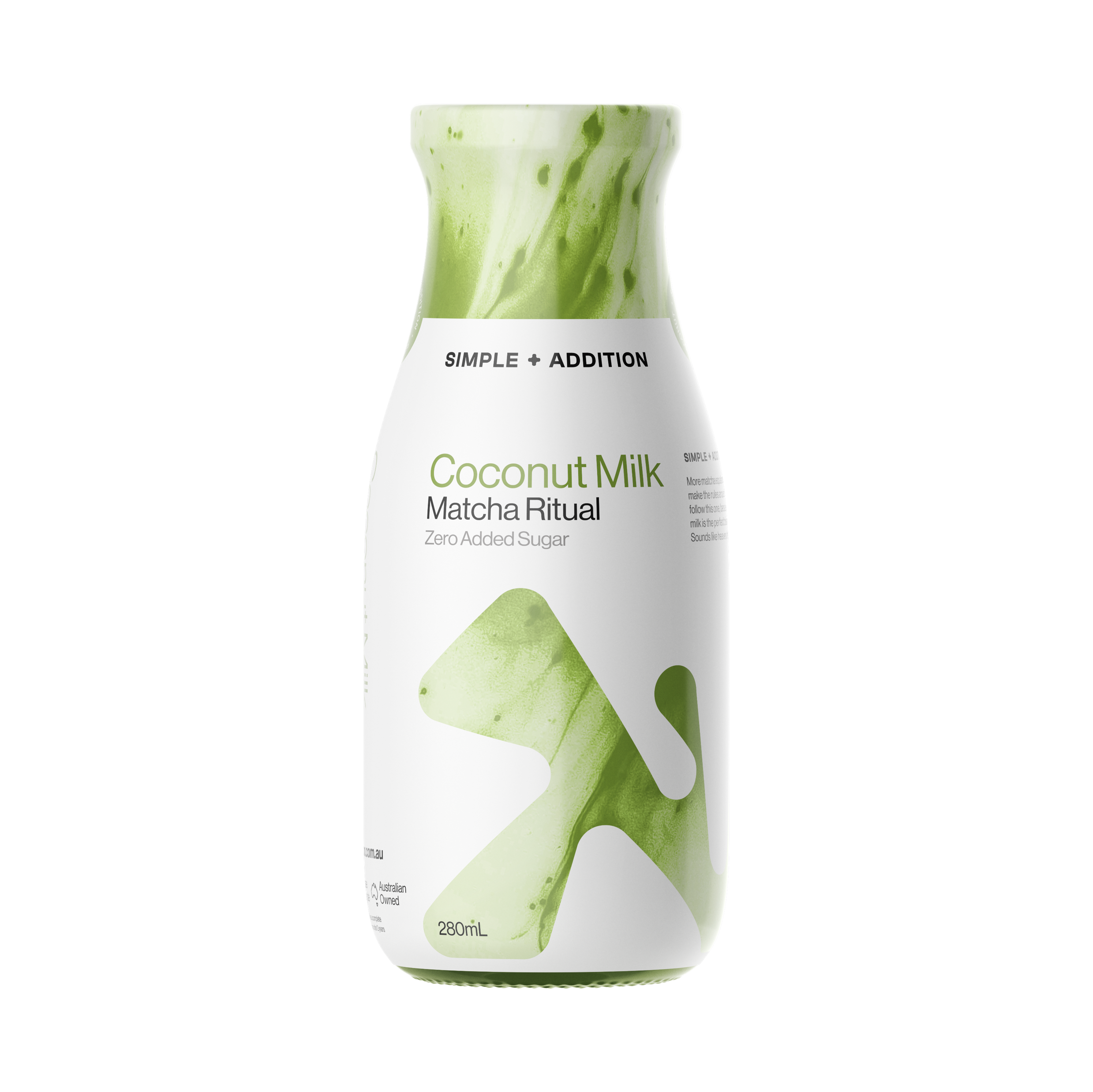 Simple + Addition Coconut Milk - Matcha Ritual 280ml (Pack of 12)