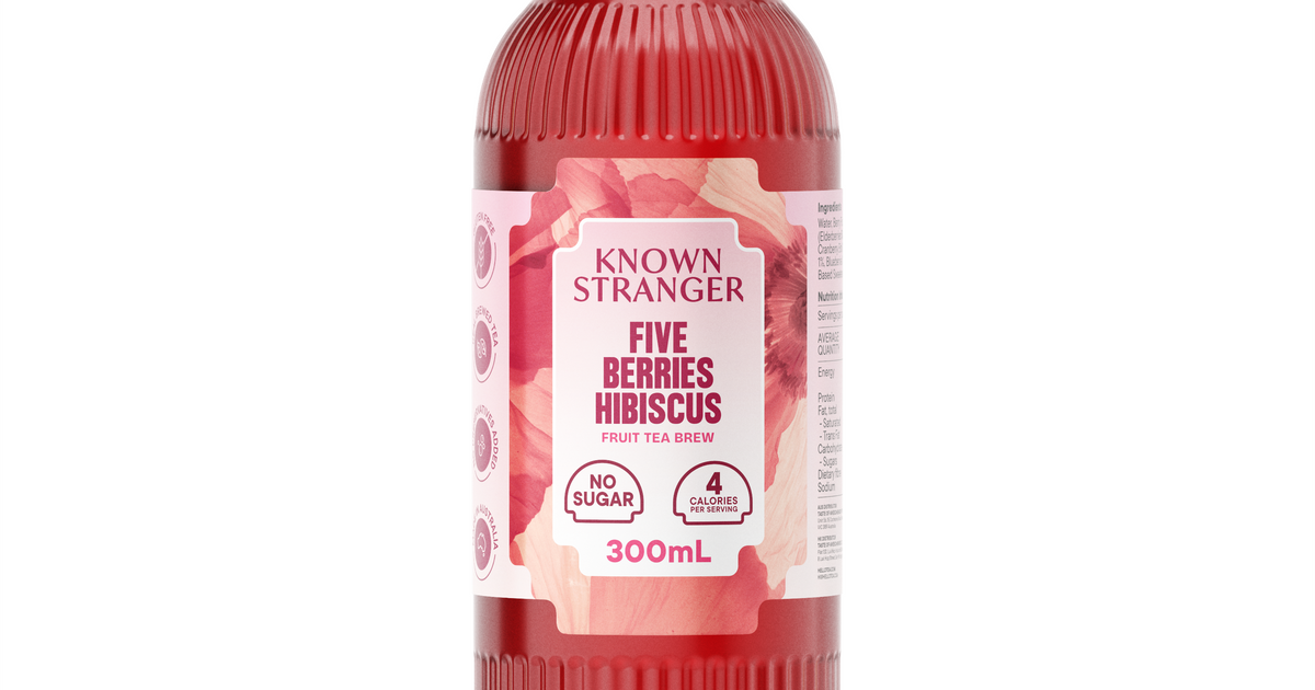 Known Stranger Fruit Tea Brew - Five Berries Hibiscus 300ml (Pack of 1 ...