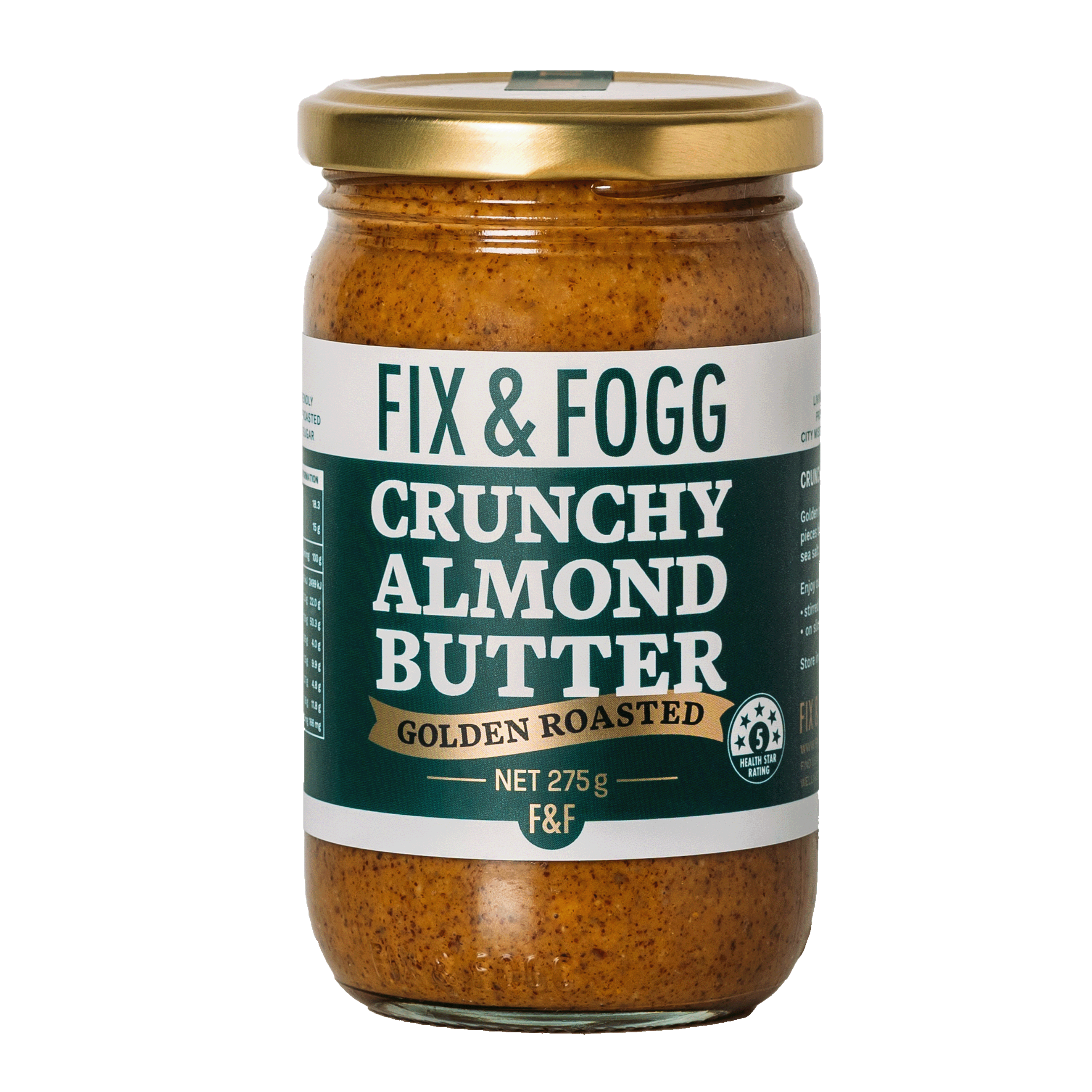 Fix & Fogg Crunchy Almond Butter 275g
