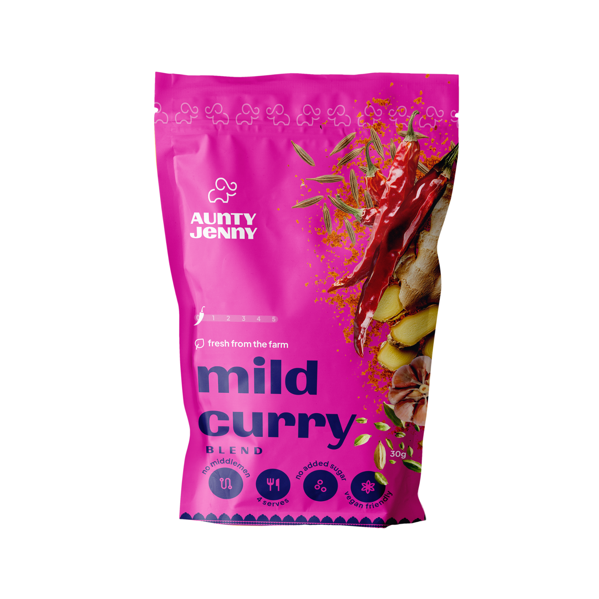 Aunty Jenny Mild Curry Blend 30g
