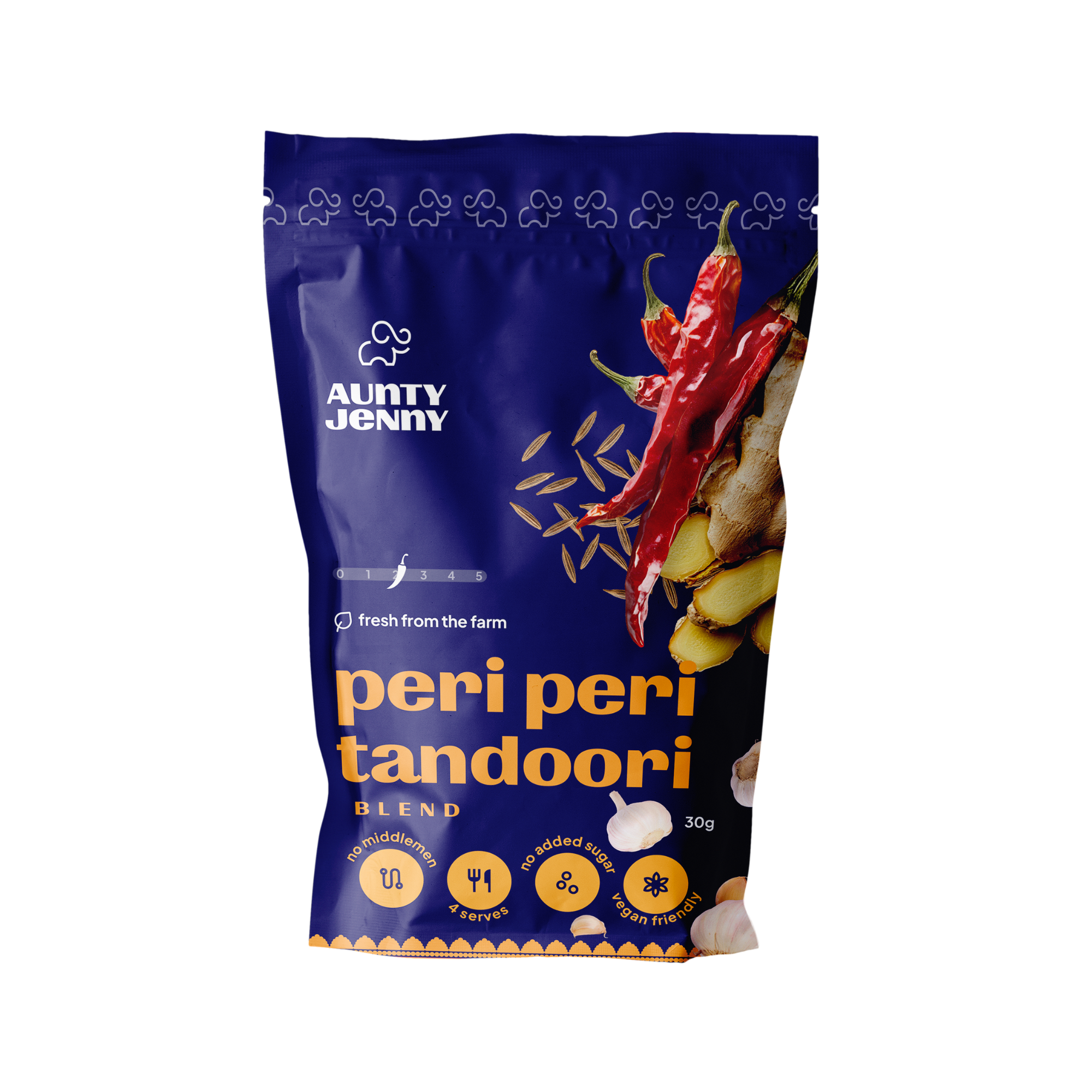 Aunty Jenny Peri Peri Tandoori Blend 30g