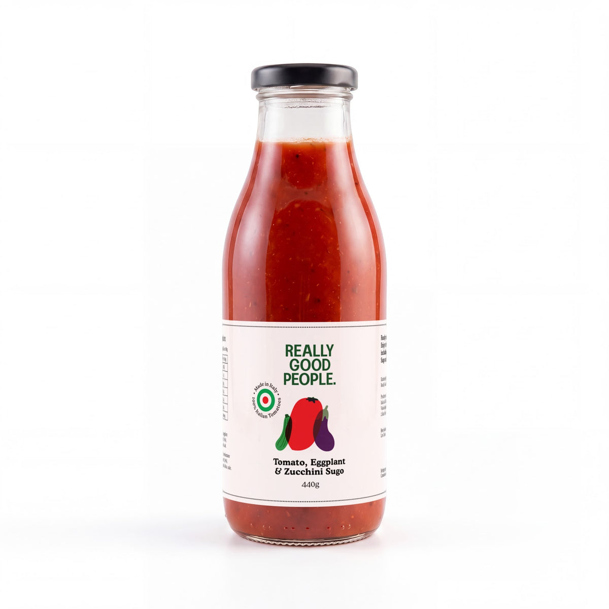 Really Good People Tomato, Eggplant & Zucchini Sugo 440g