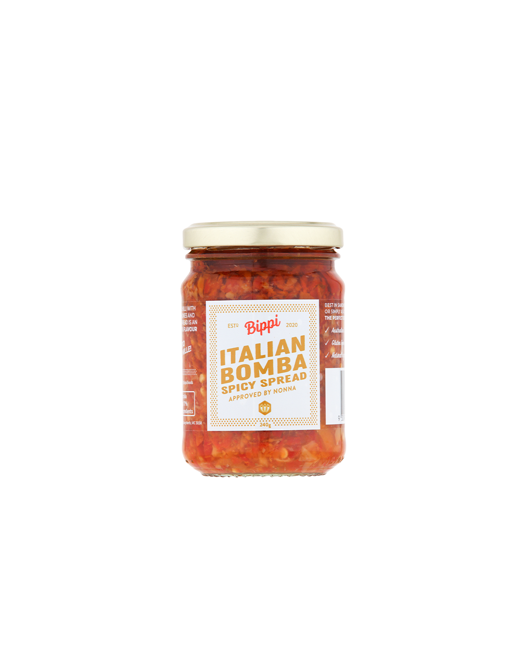 Bippi Italian Bomba Spicy Spread 240g