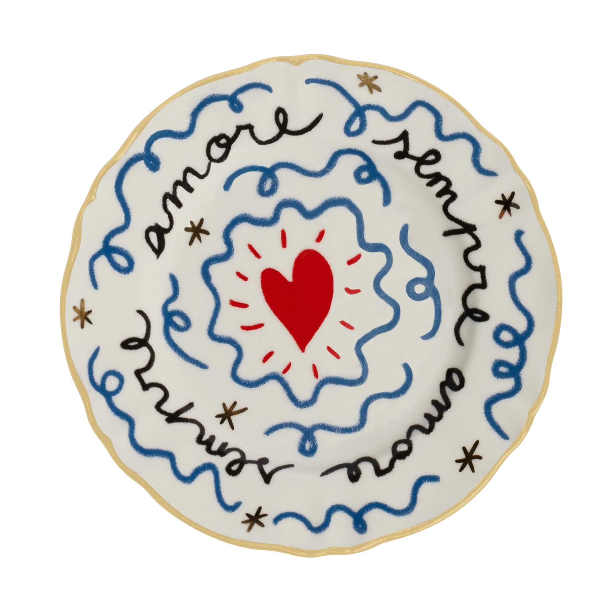 Bitossi Little Plate Heart