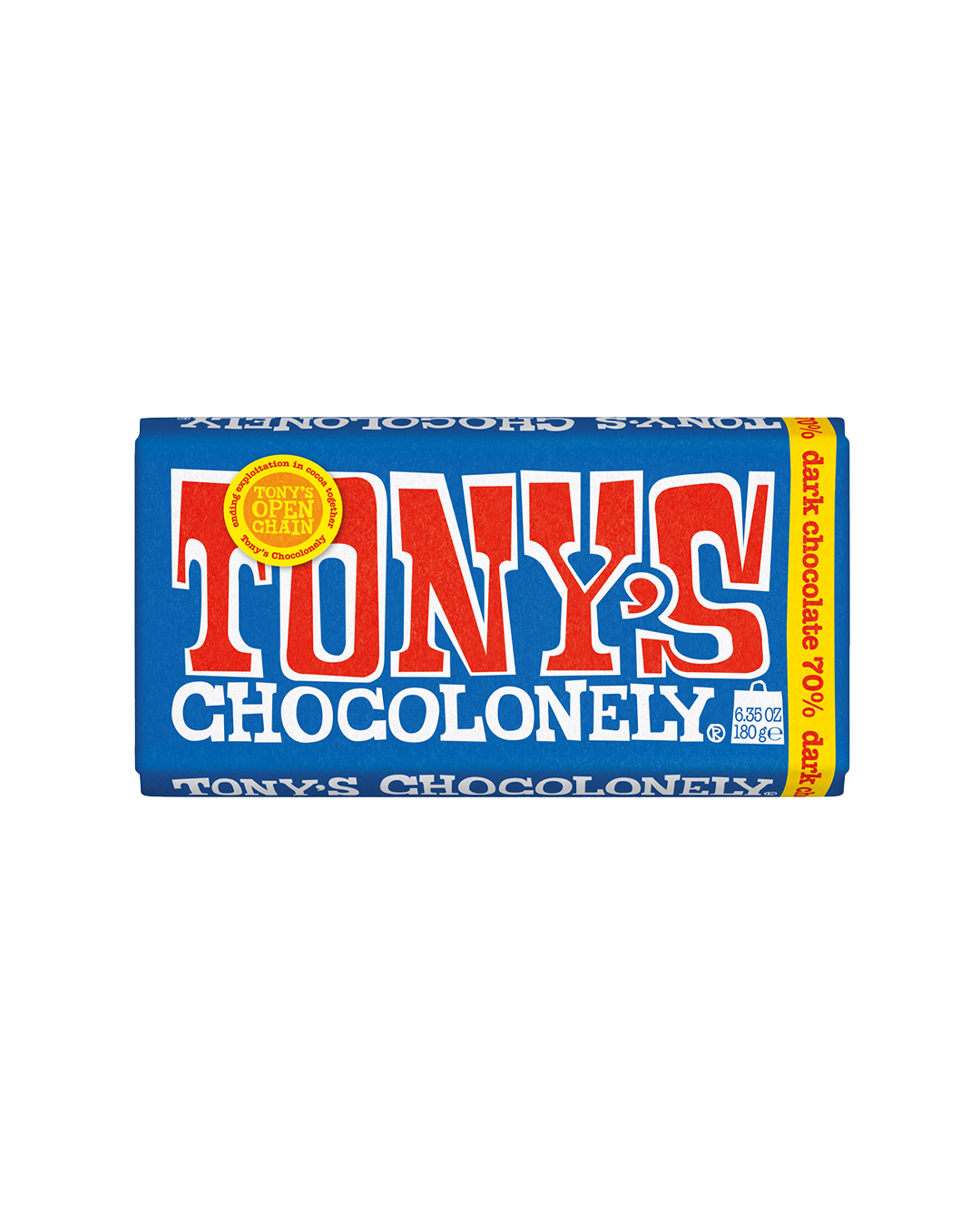 Tony's Chocolonely Dark Chocolate 70% 180g