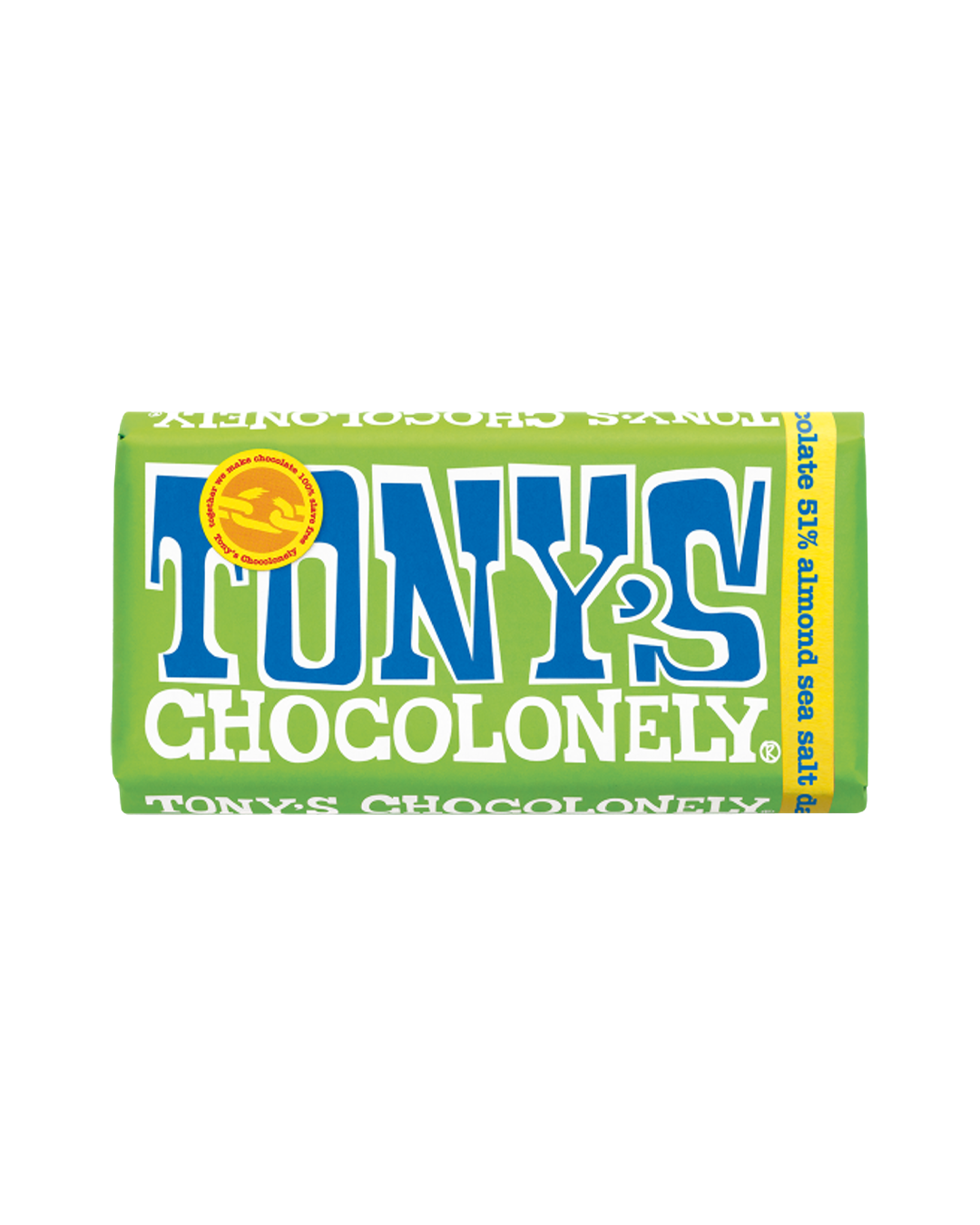 Tony's Chocolonely Dark Almond Sea Salt 180g