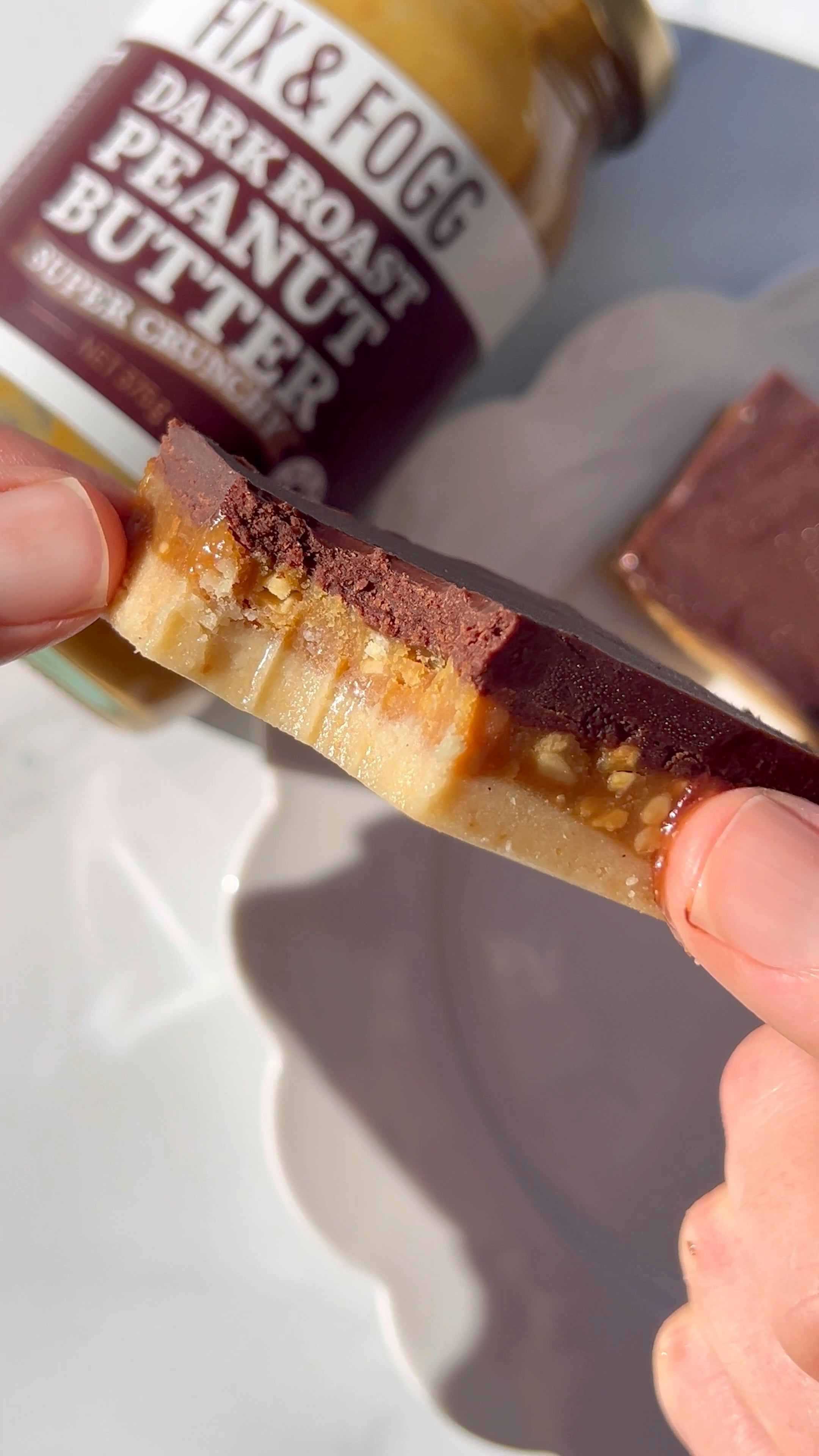 Fix & Fogg Dark Roast Peanut Butter 375g