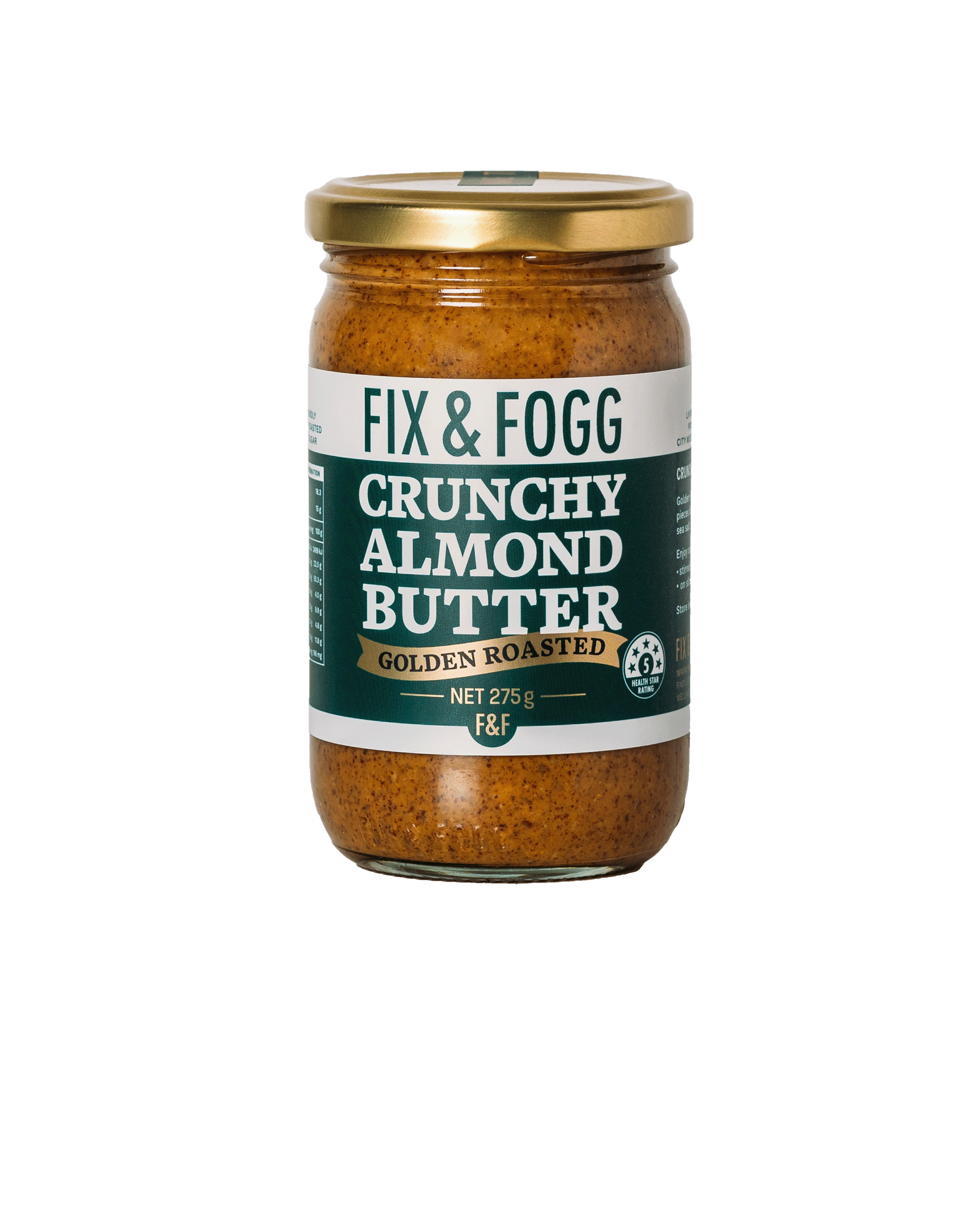 Fix & Fogg Crunchy Almond Butter 275g