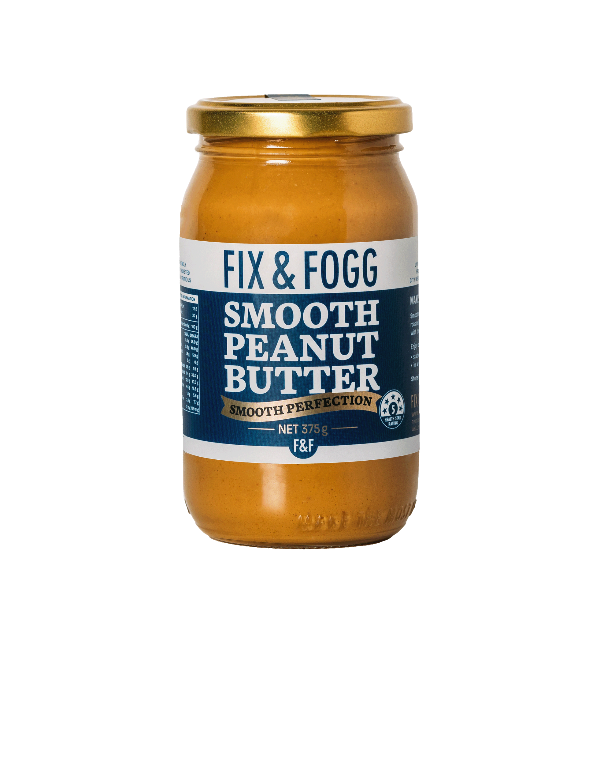 Fix & Fogg Smooth Peanut Butter 375g