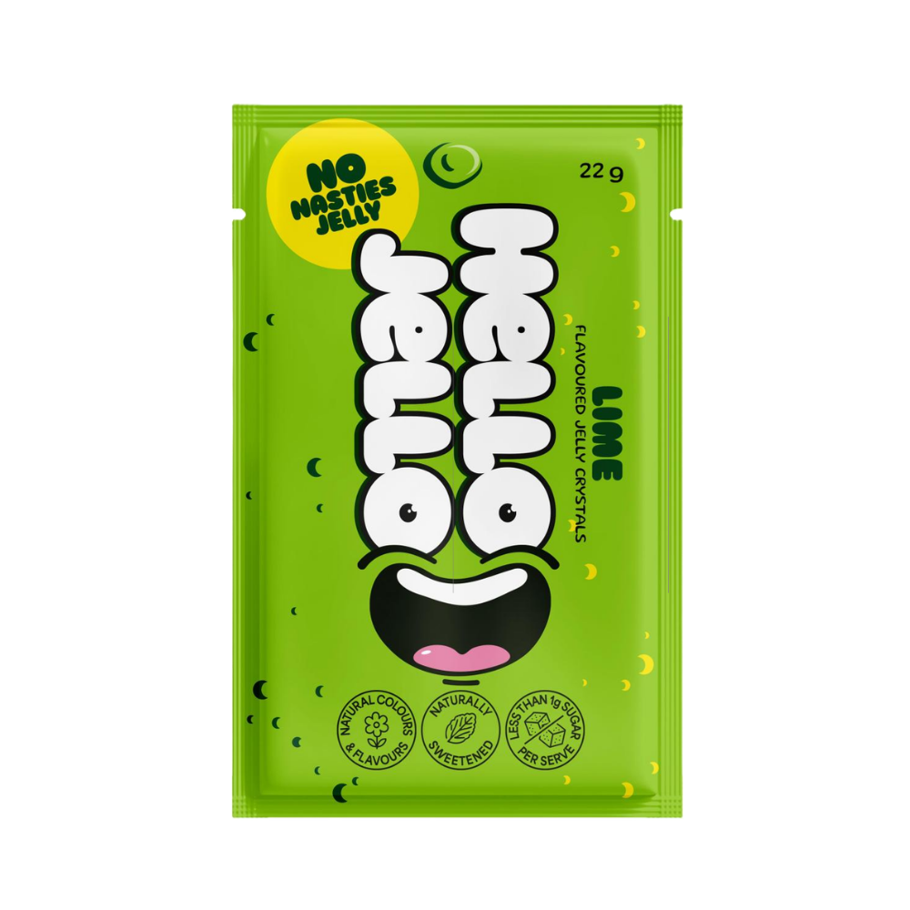 Hello Jello Lime Jelly Crystals 22g