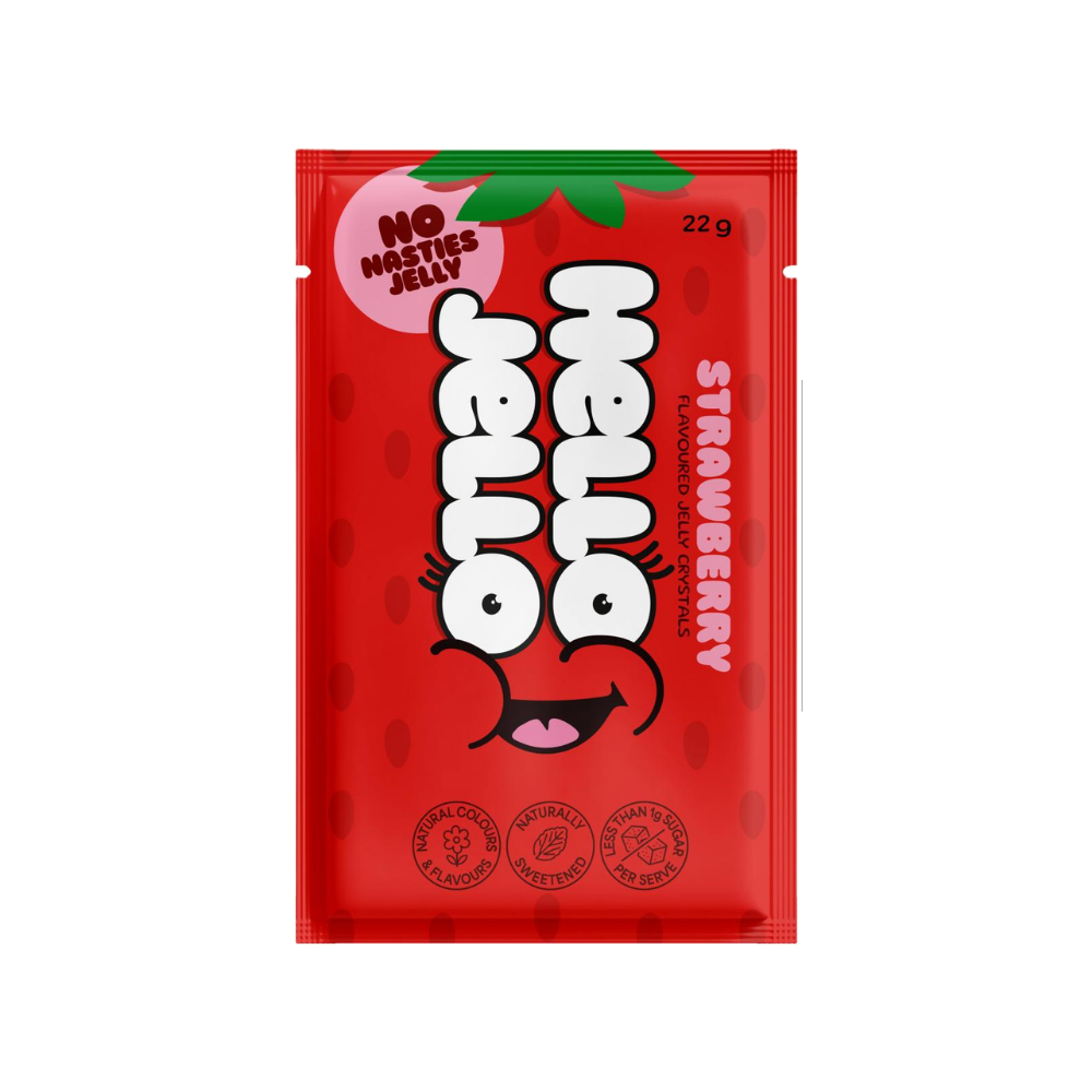 Hello Jello Strawberry Jelly Crystals 22g
