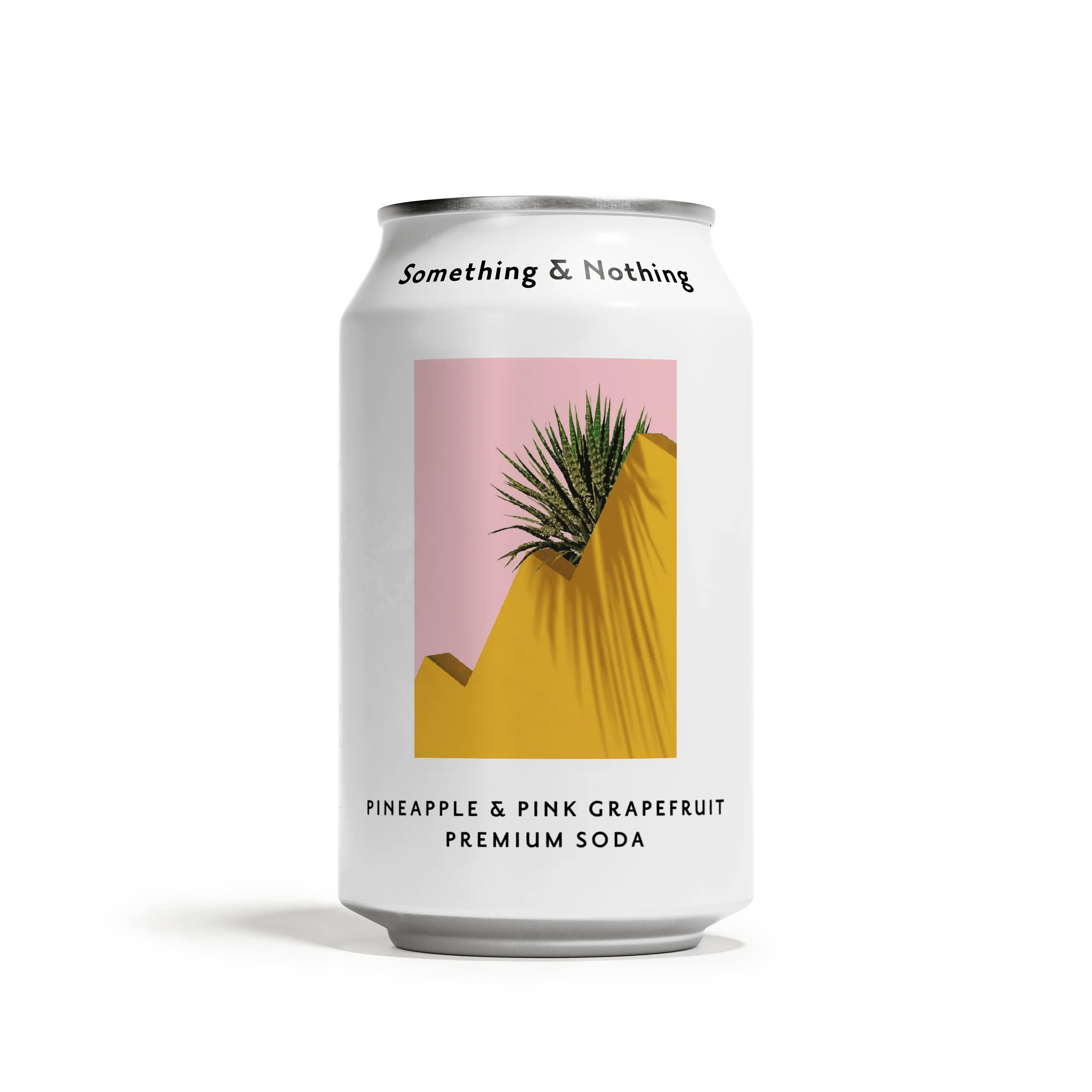 Something & Nothing Pineapple & Pink Grapefruit Premium Soda 330ml (Pack of 12)