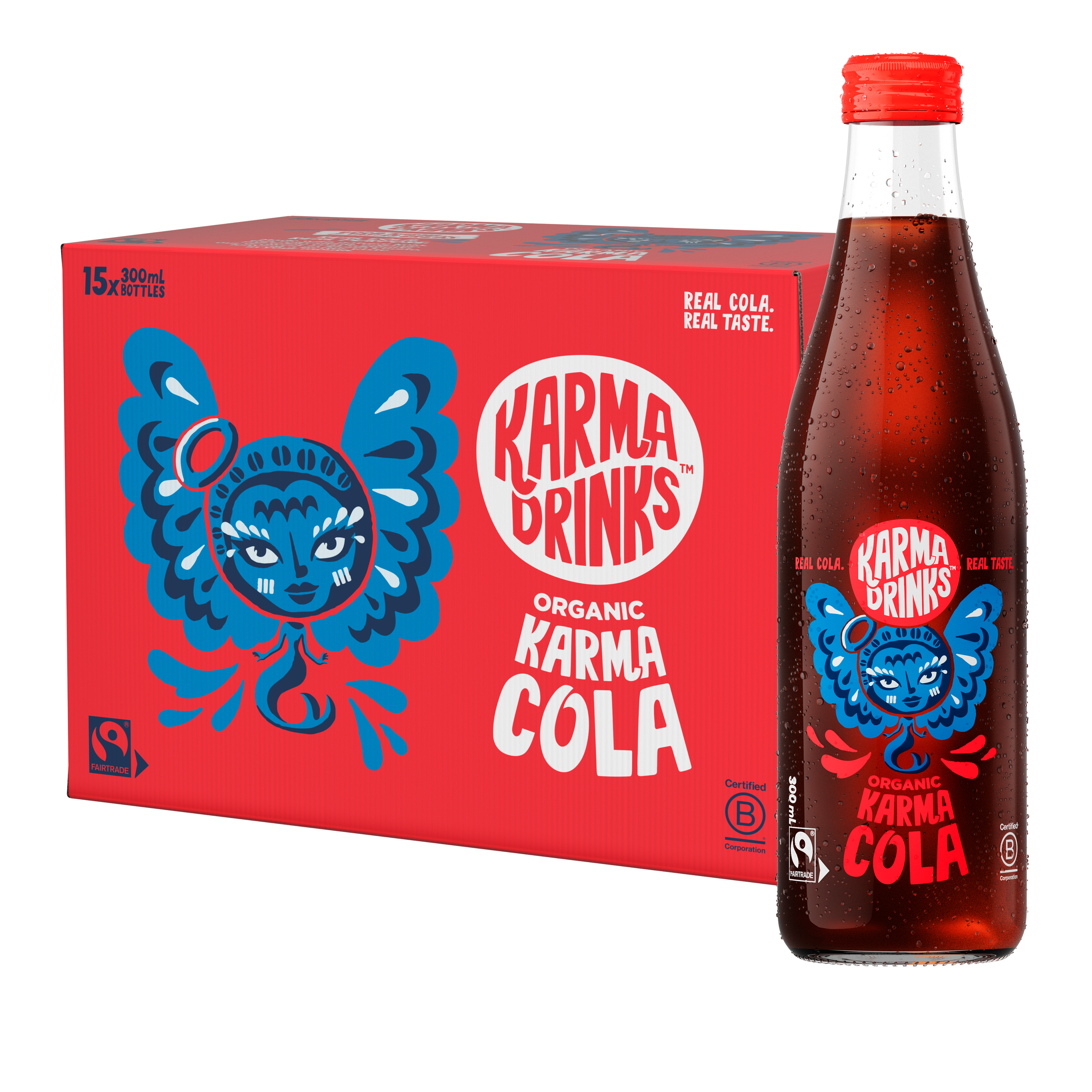 Karma Drinks Karma Cola 300ml (Pack of 15)