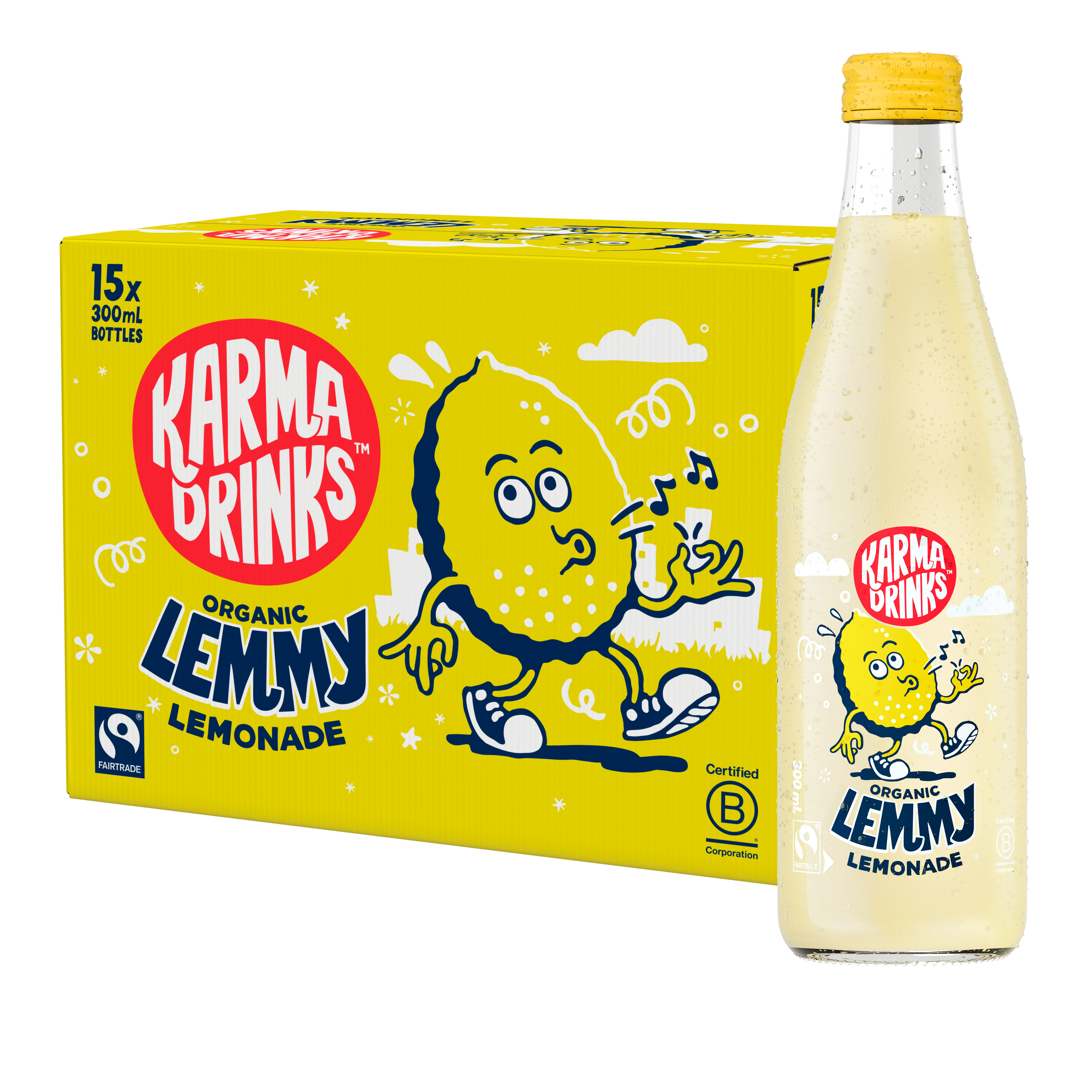 Karma Drinks Lemmy Lemonade 300ml (Pack of 15)