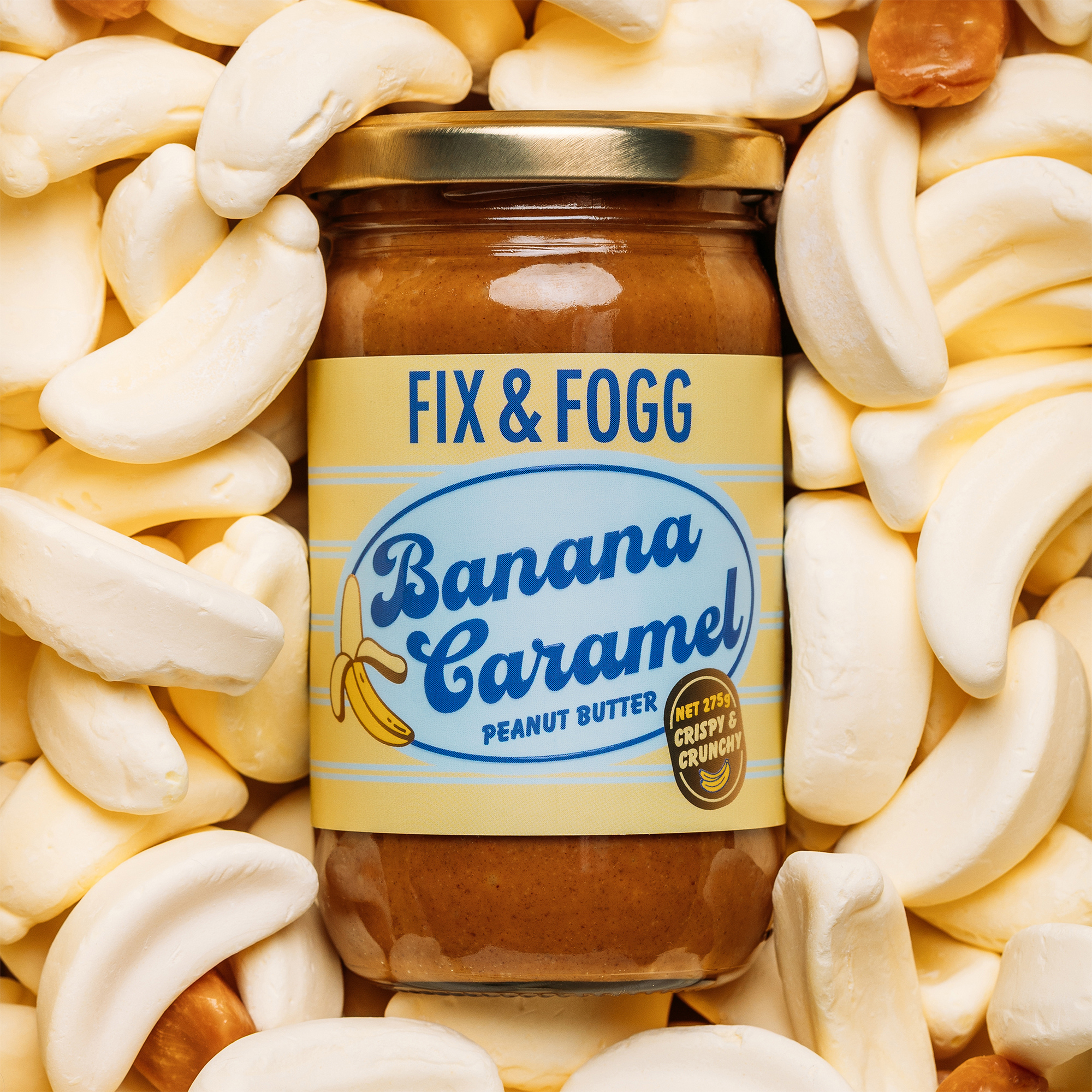 Fix & Fogg Banana Caramel Peanut Butter 275g