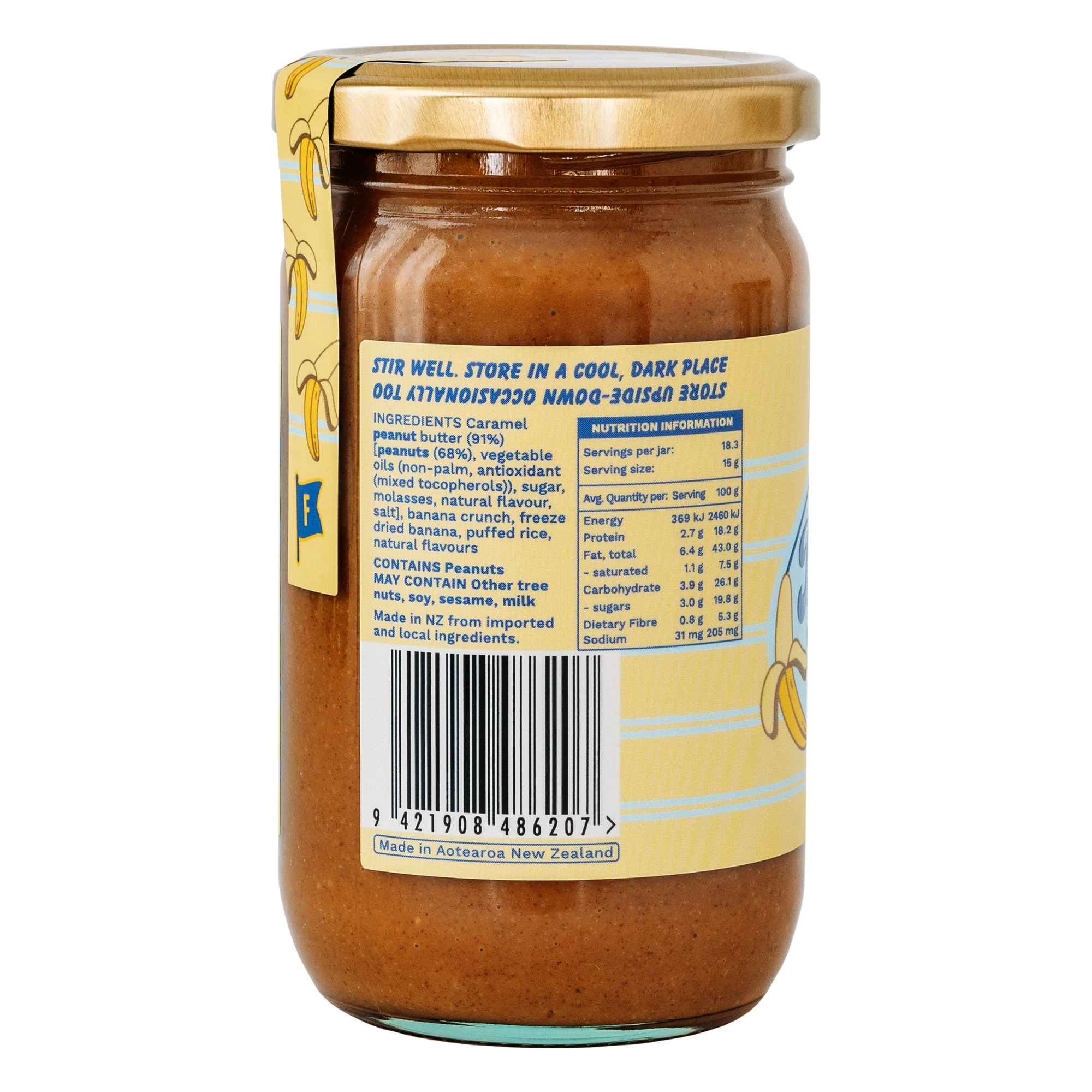 Fix & Fogg Banana Caramel Peanut Butter 275g
