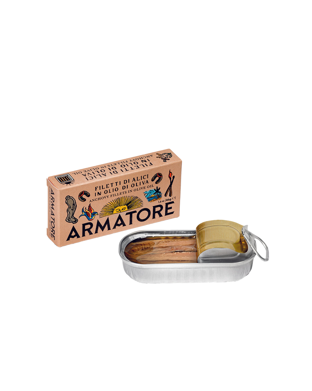 Armatore Anchovy Fillets in Olive Oil 46g