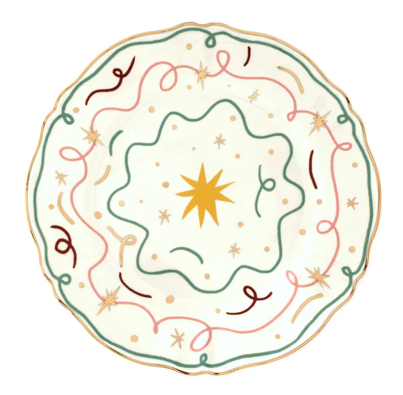 Bitossi Round Platter Star 32.5cm