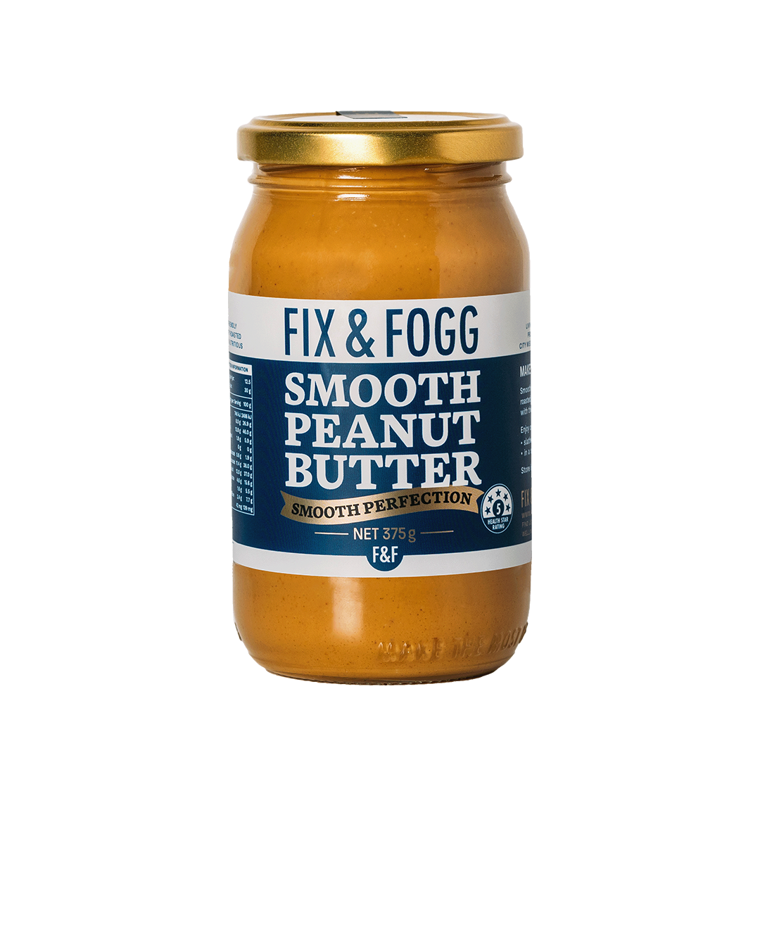 Fix & Fogg Smooth Peanut Butter 375g