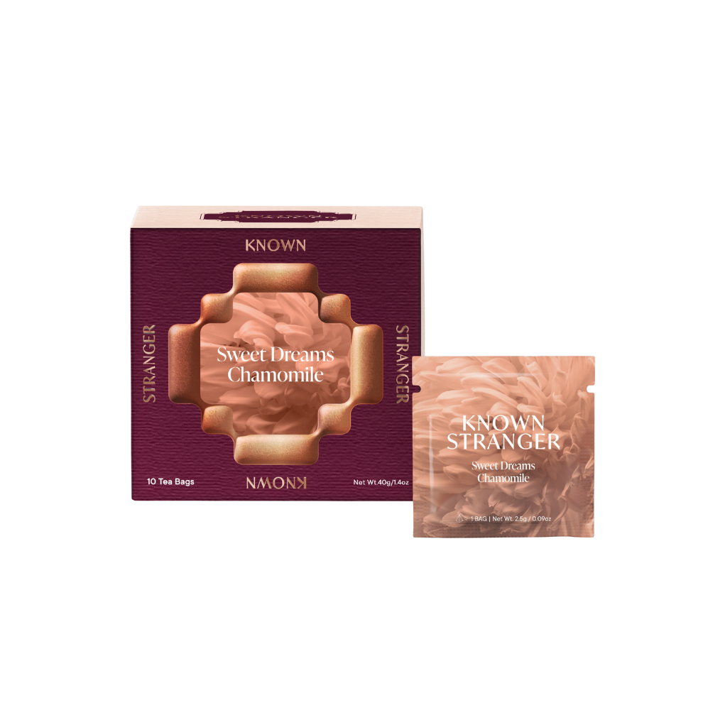 Known Stranger Single Flavor Tea Box - Sweet Dreams Chamomile 10 teabags 40g