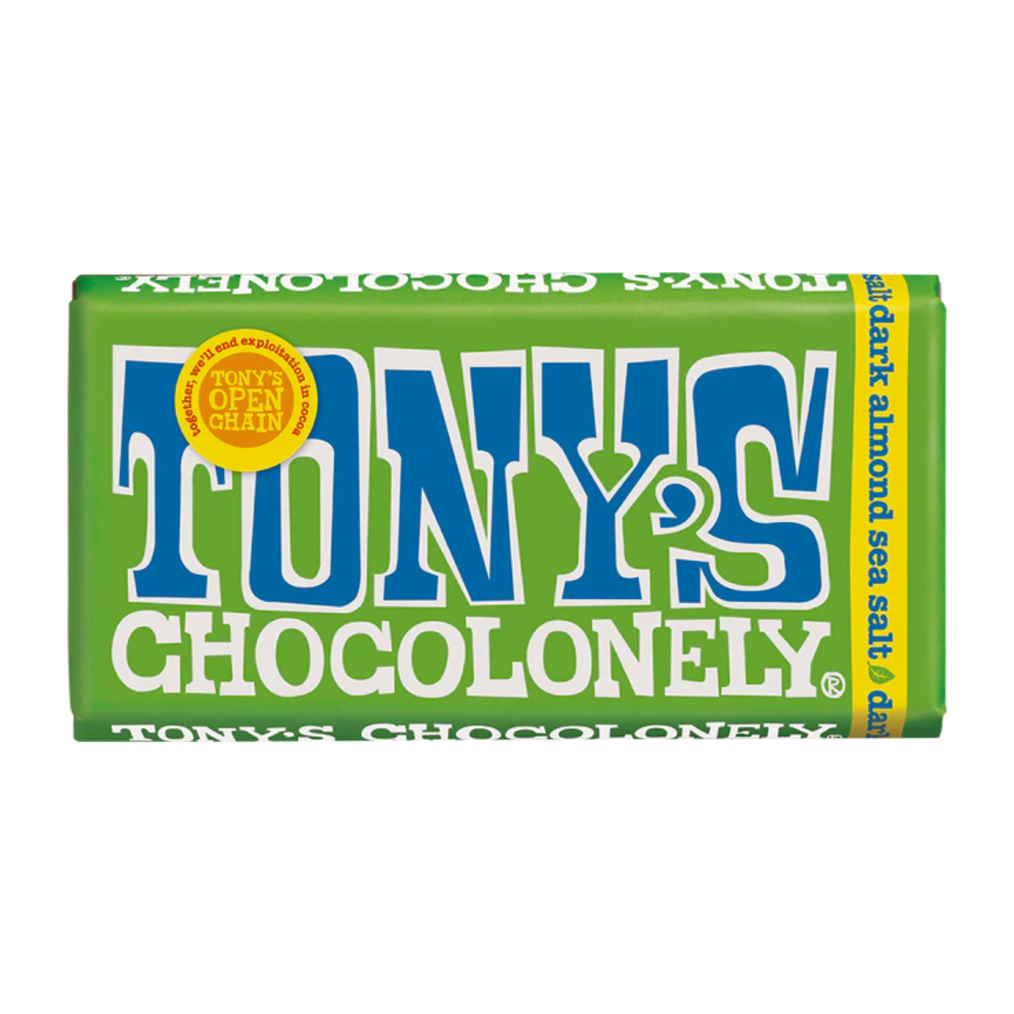 Tony's Chocolonely Dark Almond Sea Salt 180g
