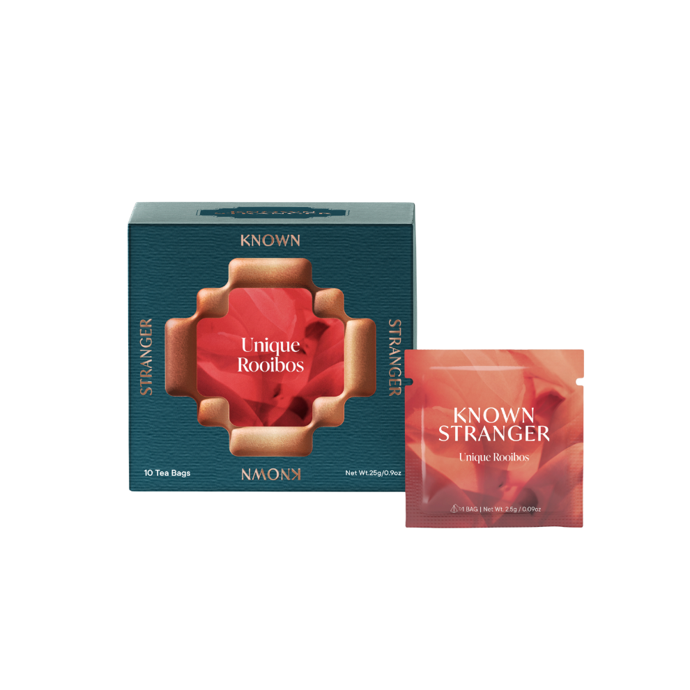 Known Stranger Single Flavor Tea Box - Unique Rooibos 10 teabags 40g