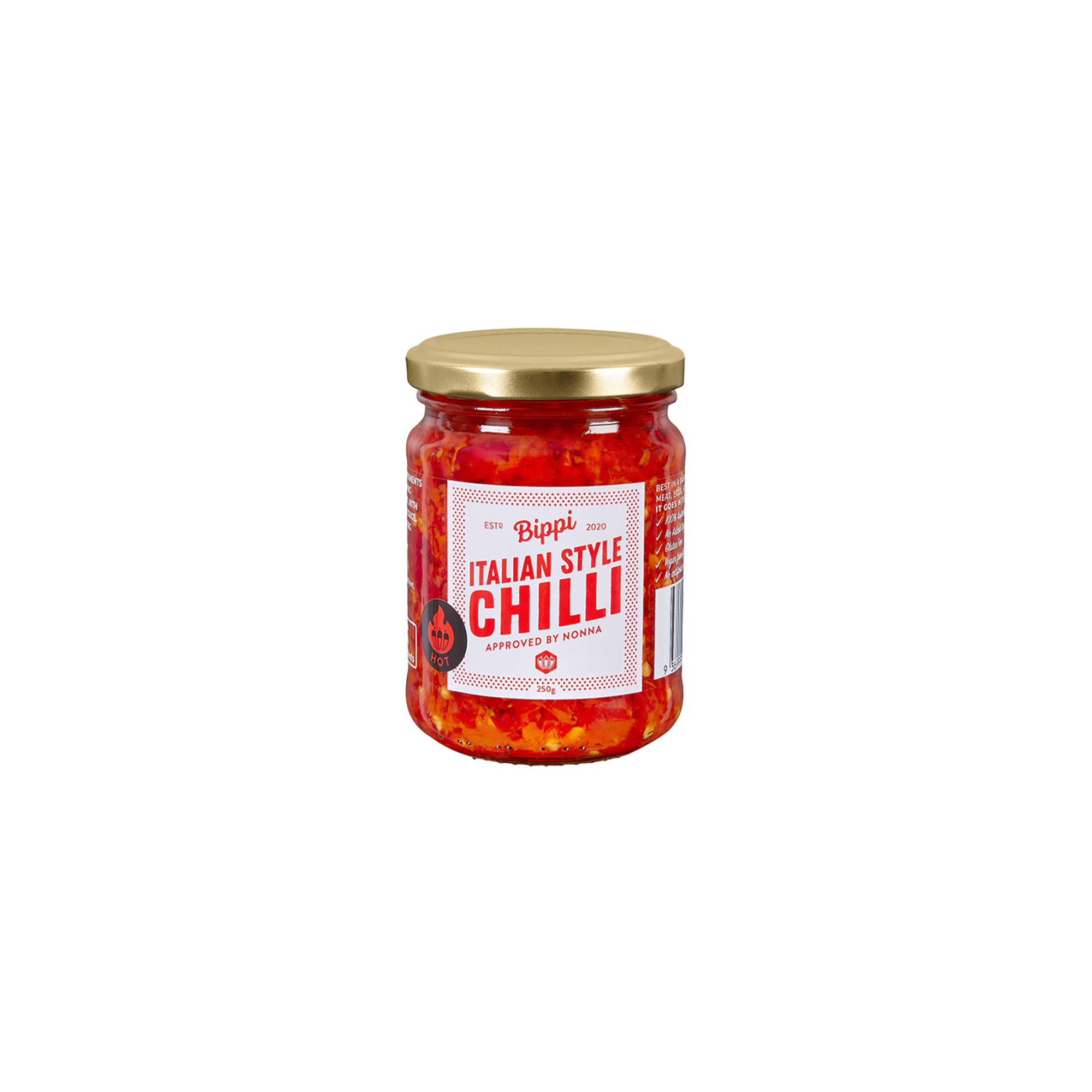 Bippi Italian Style Chilli Hot 250g