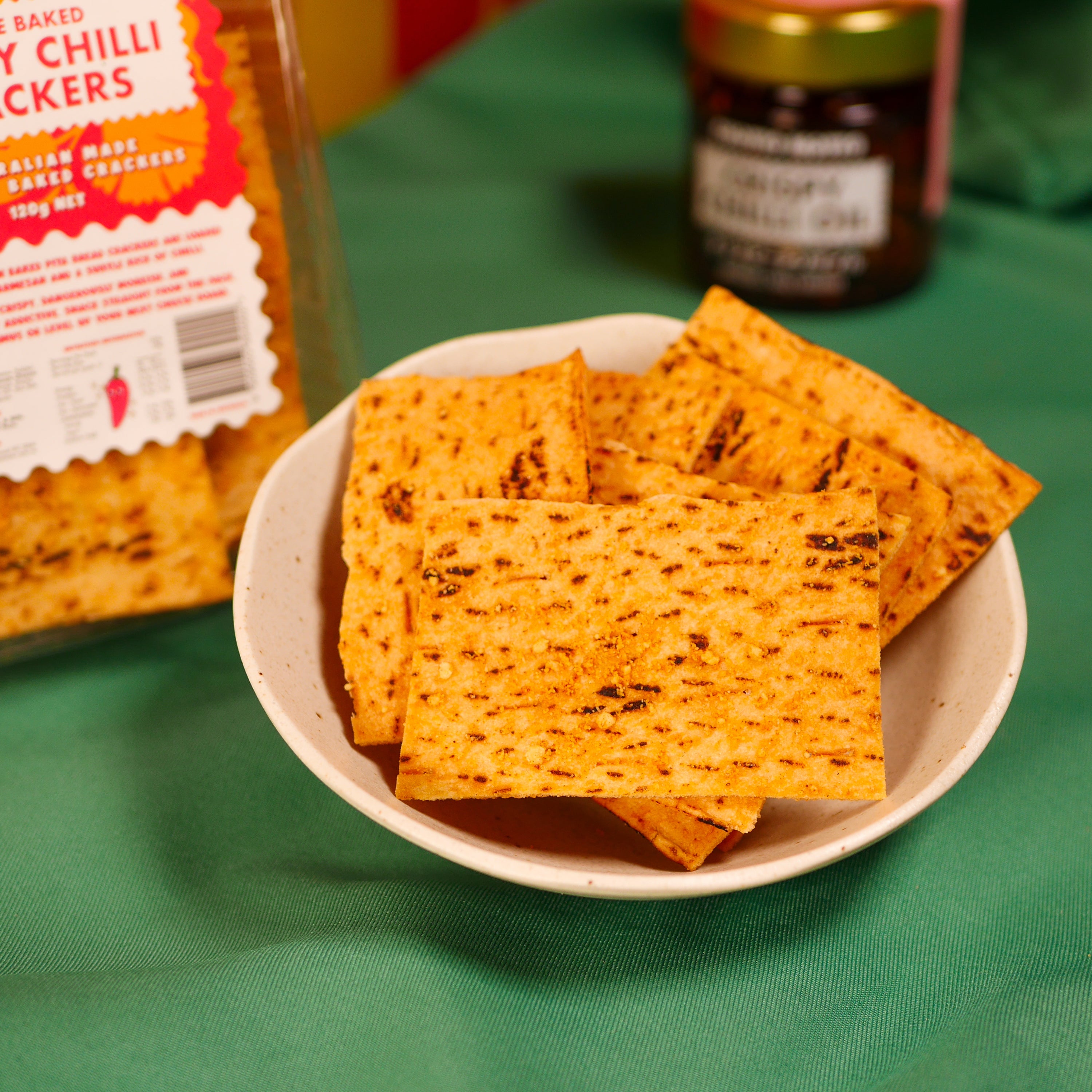 Chotto Motto Crispy Chilli Crackers 120g