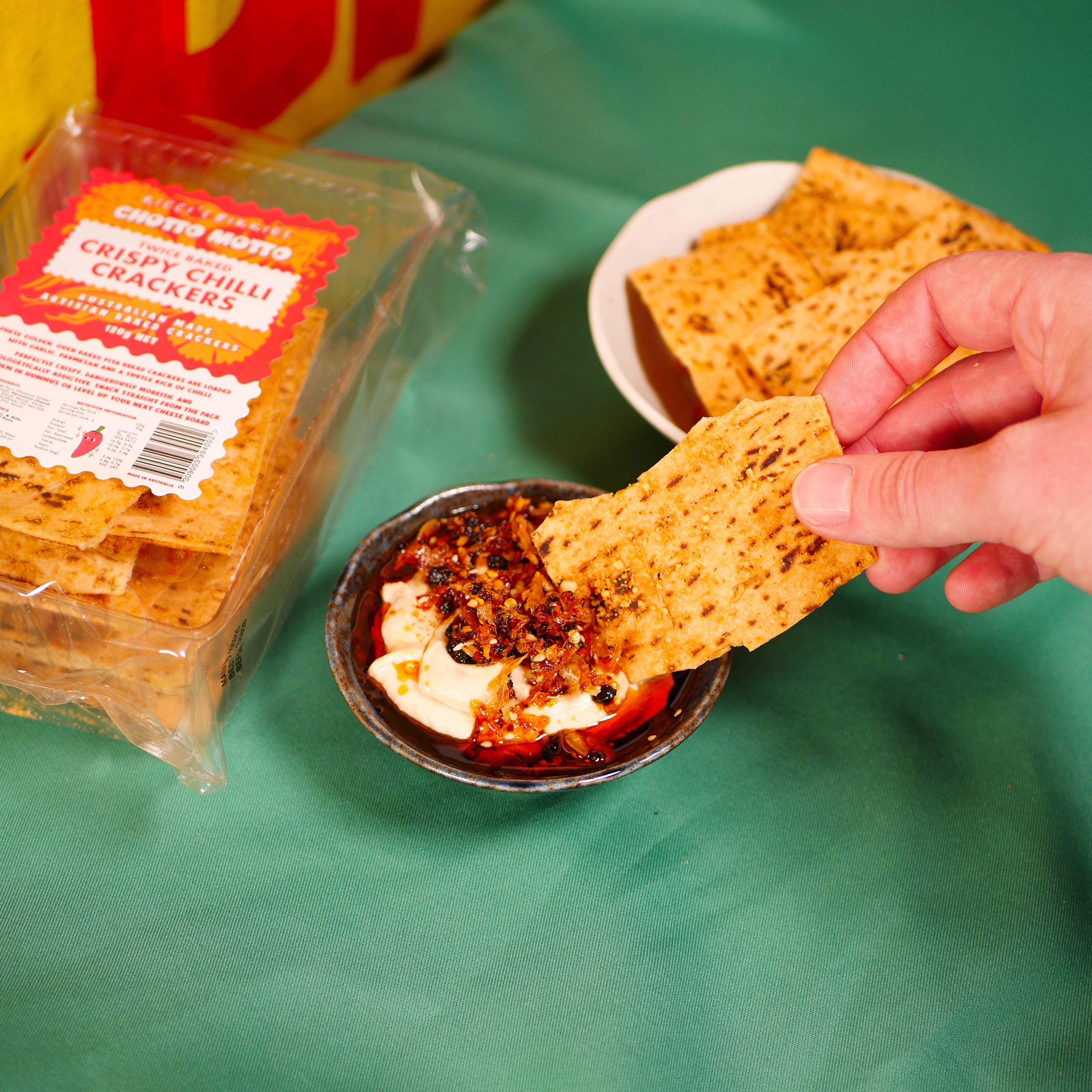 Chotto Motto Crispy Chilli Crackers 120g