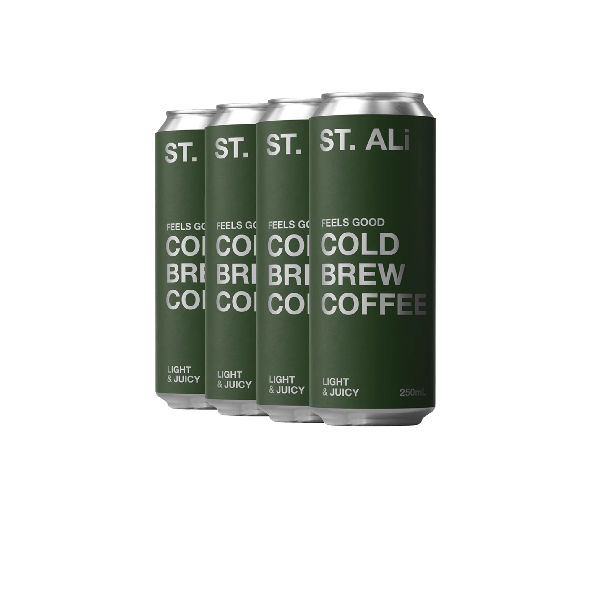 ST. ALi Cold Brew Coffee Feels Good 250ml (Pack of 24)