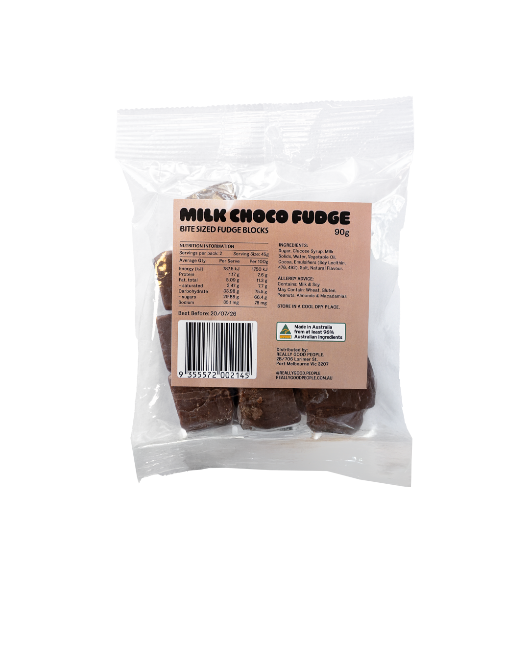 Milk Choco Fudge 90g
