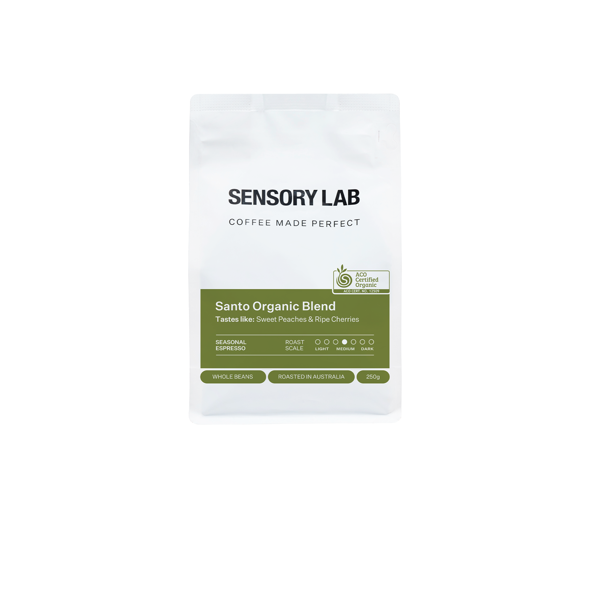Sensory Lab Coffee Whole Beans Santo Organic 250g