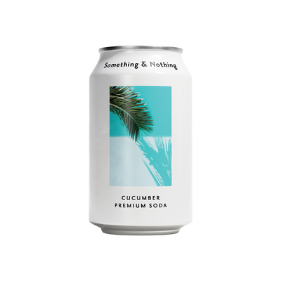 Something & Nothing Cucumber Premium Soda 330ml (Pack of 12)