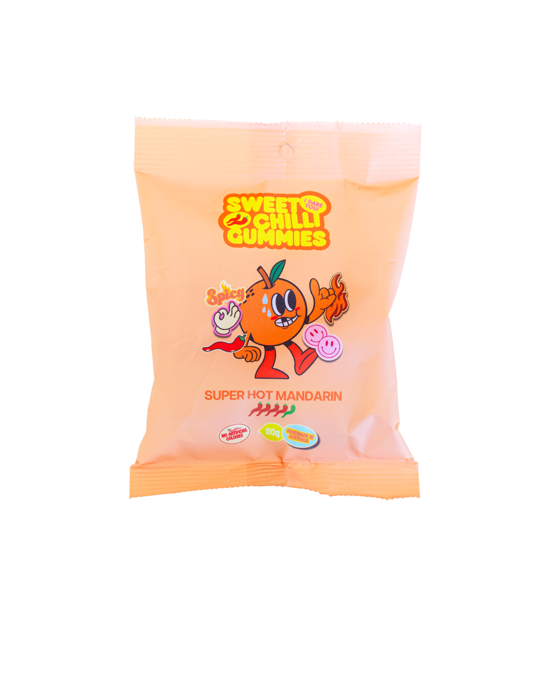 Sweet Chilli Gummies Super Hot Mandarin 90g
